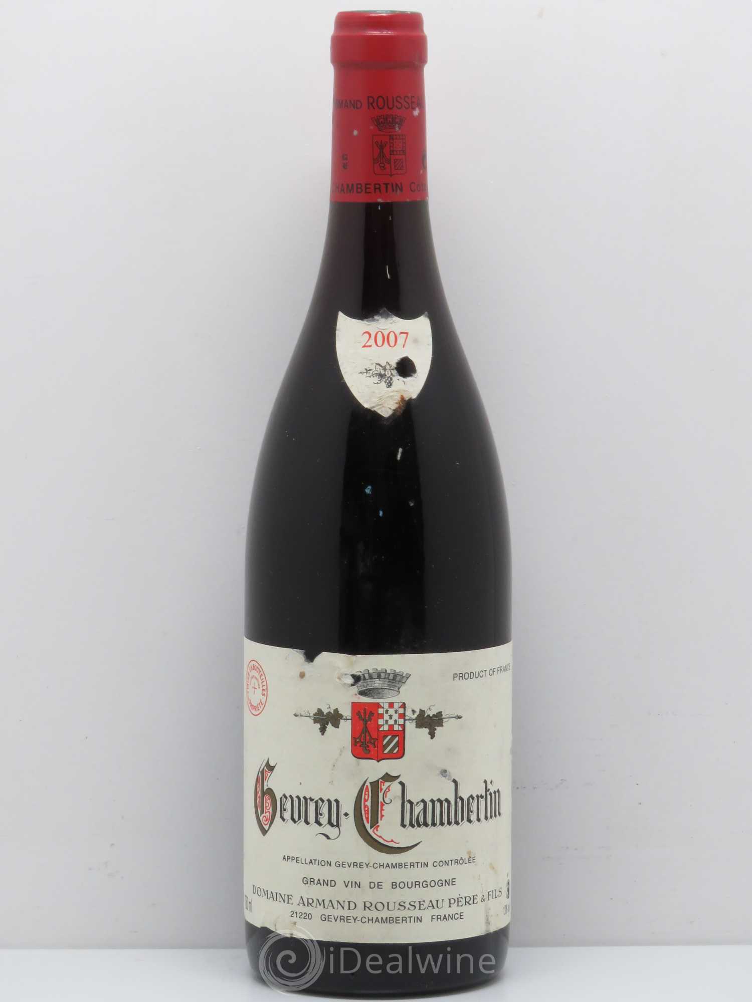 Gevrey-Chambertin Armand Rousseau (Domaine) 2007 - Lot de 1 bouteille - 0