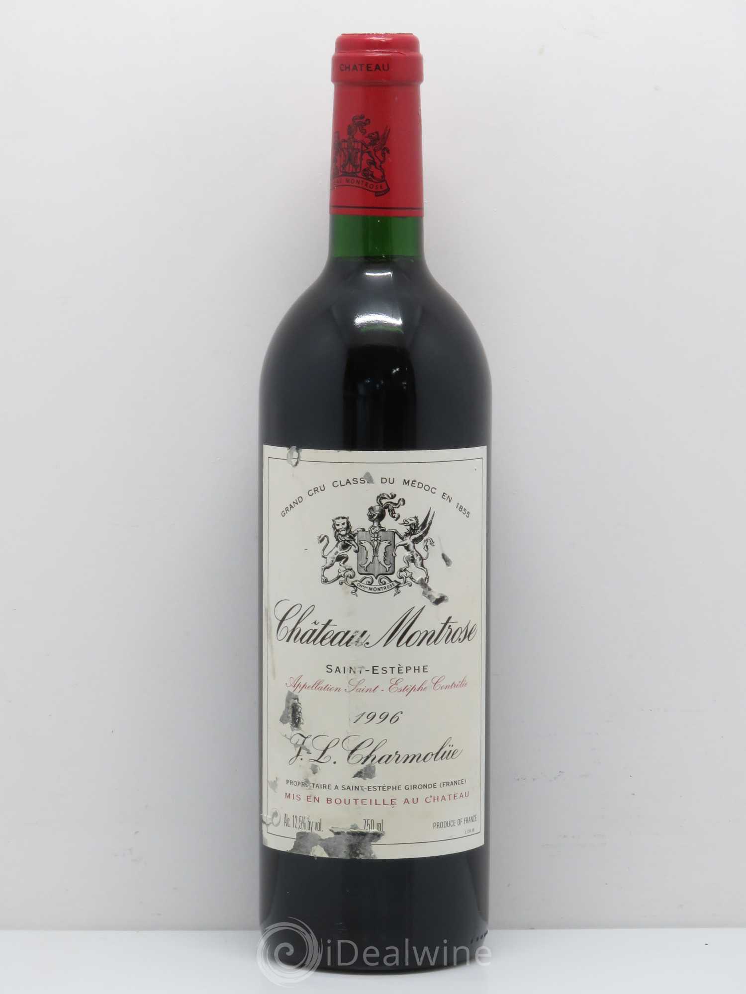 Château Montrose 2ème Grand Cru Classé 1996 - Lot de 1 bouteille - 0