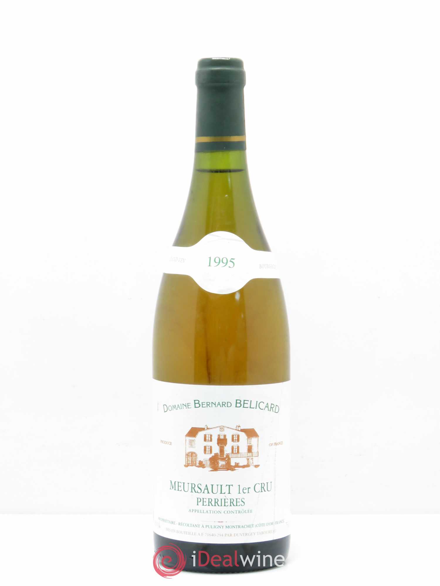 Meursault 1er Cru les Perrières domaine Belicard 1995 - Posten von 1 Flasche - 0