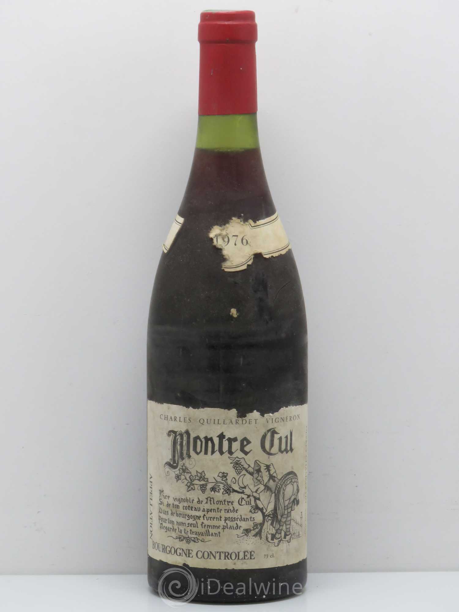 Bourgogne Charles Quillardet Montre Cul 1976 - Posten von 1 Flasche - 0