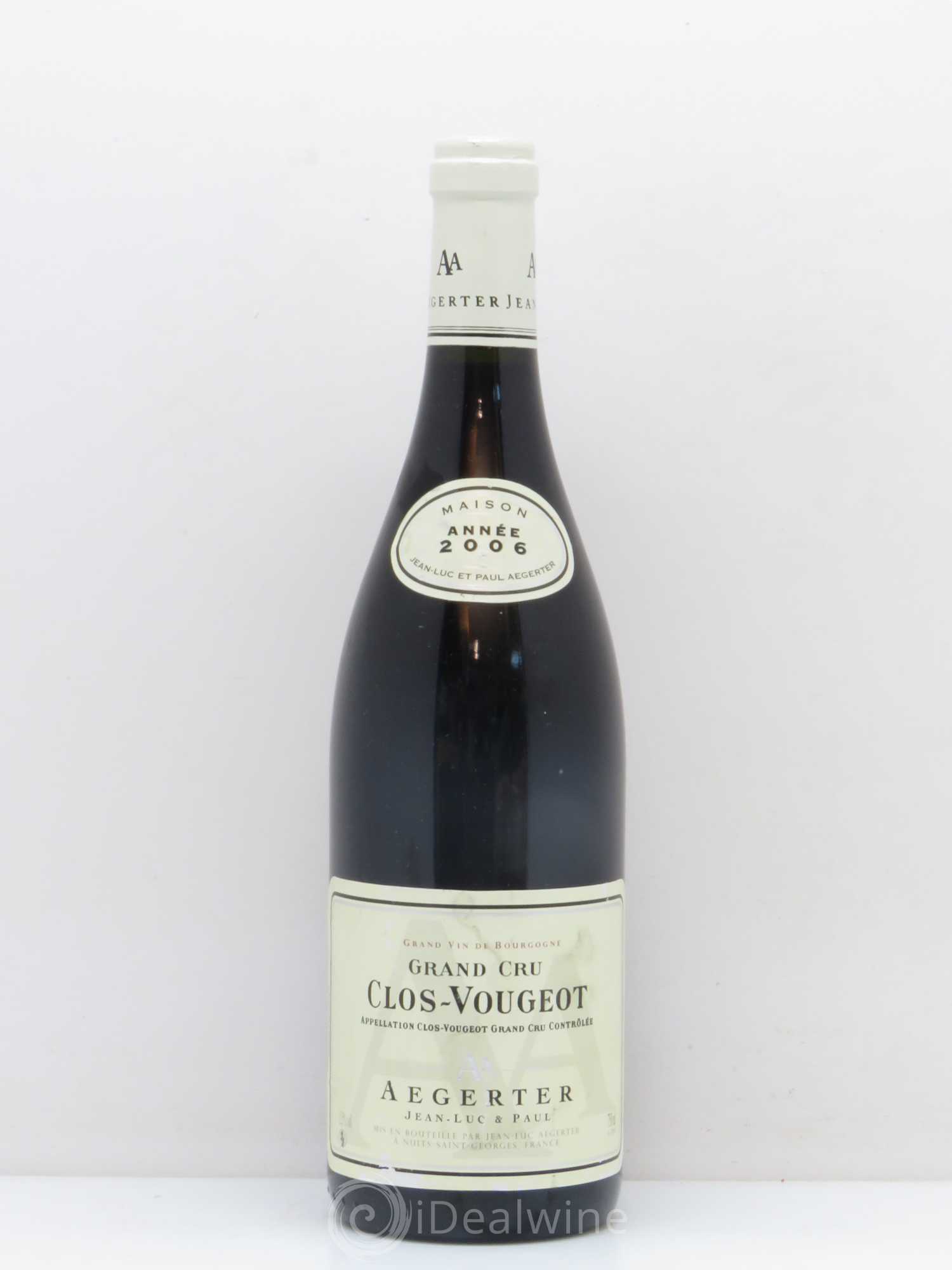 Clos de Vougeot Grand Cru Jean-Luc & Paul Aegerter 2006 - Posten von 1 Flasche - 0