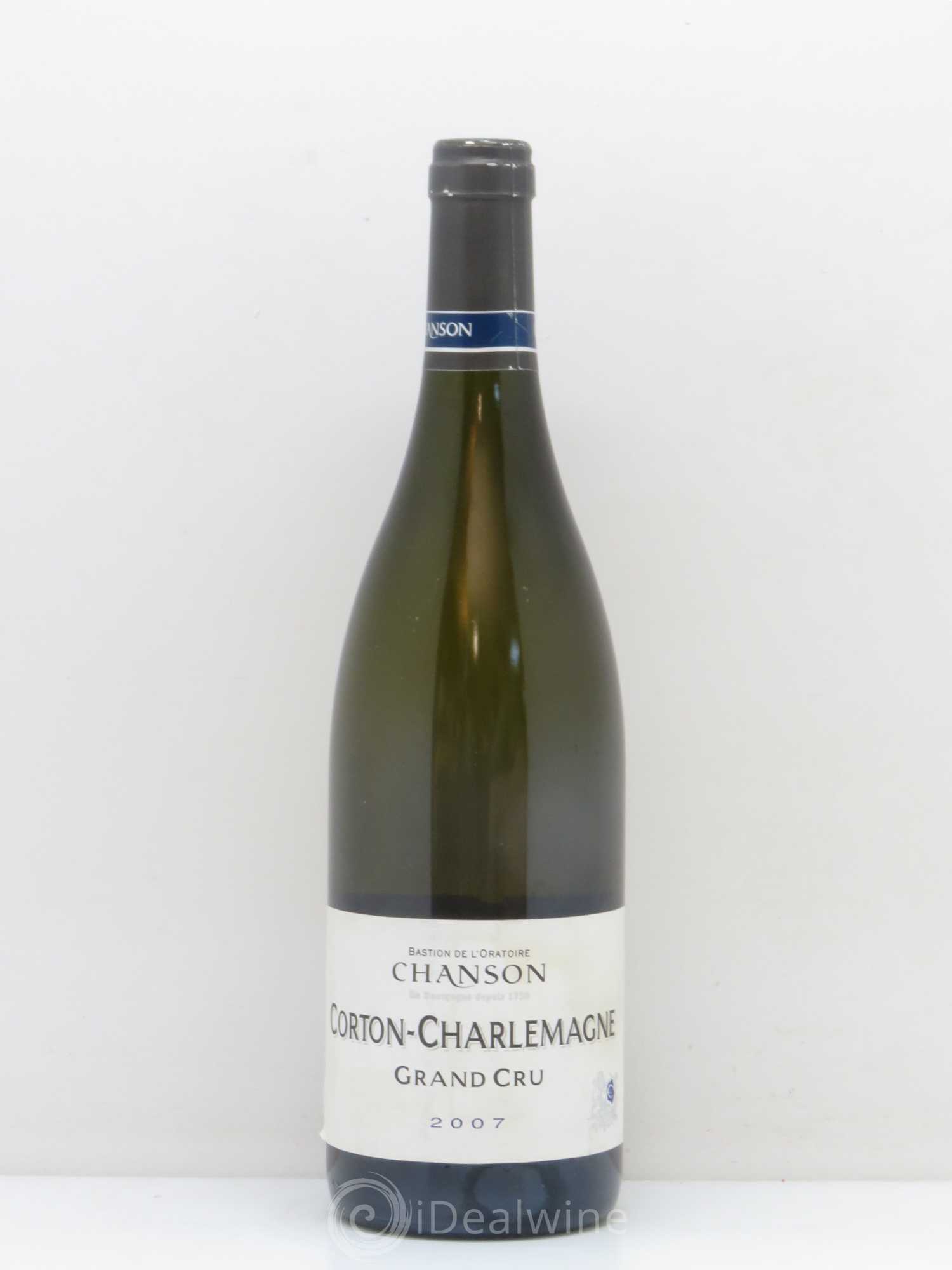 Corton-Charlemagne Grand Cru Bastion de L'Oratoire Chanson 2007 - Posten von 1 Flasche - 0
