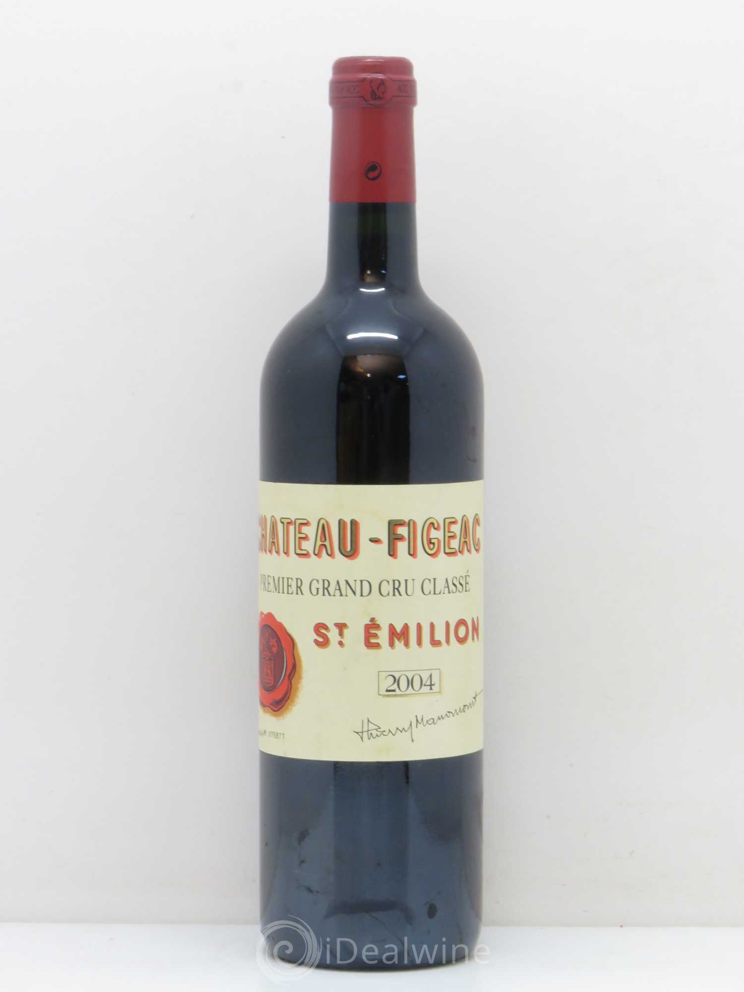 Château Figeac 1er Grand Cru Classé A 2004 - Lot de 1 bouteille - 0
