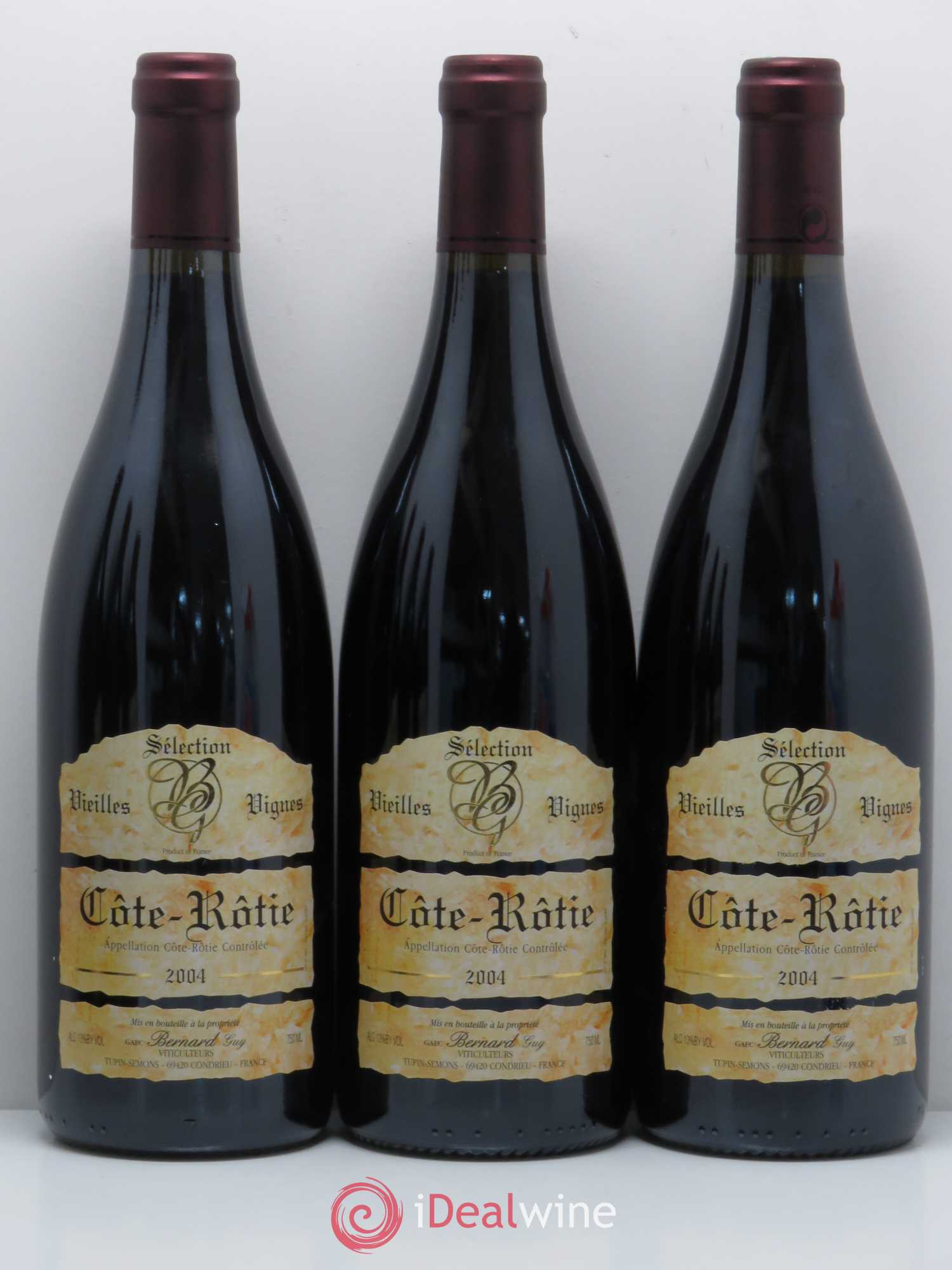 Côte-Rôtie Vieilles Vignes Guy Bernard 2004 - Lot of 6 bottles - 1