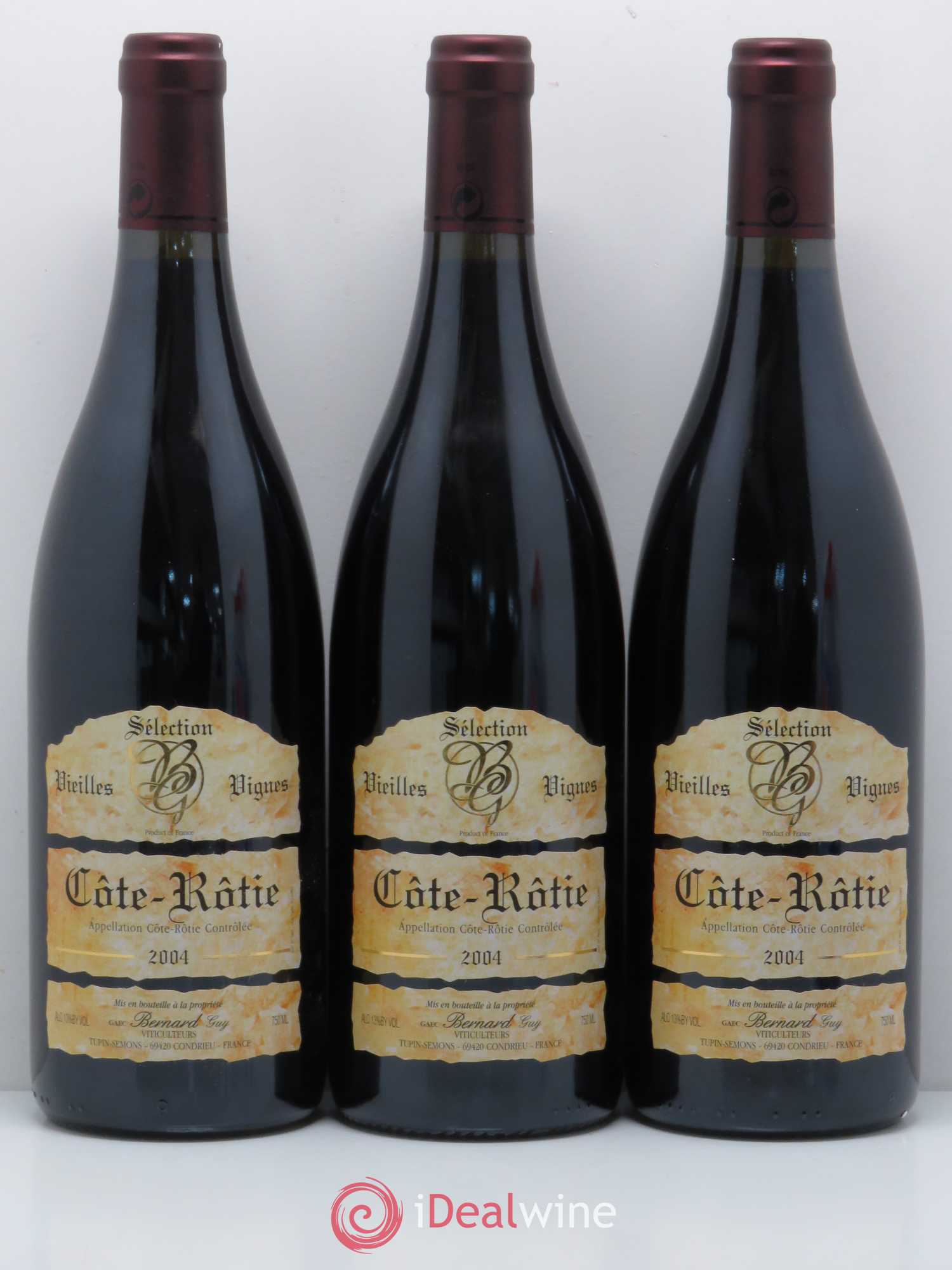 Côte-Rôtie Vieilles Vignes Guy Bernard 2004 - Lot of 6 bottles - 2