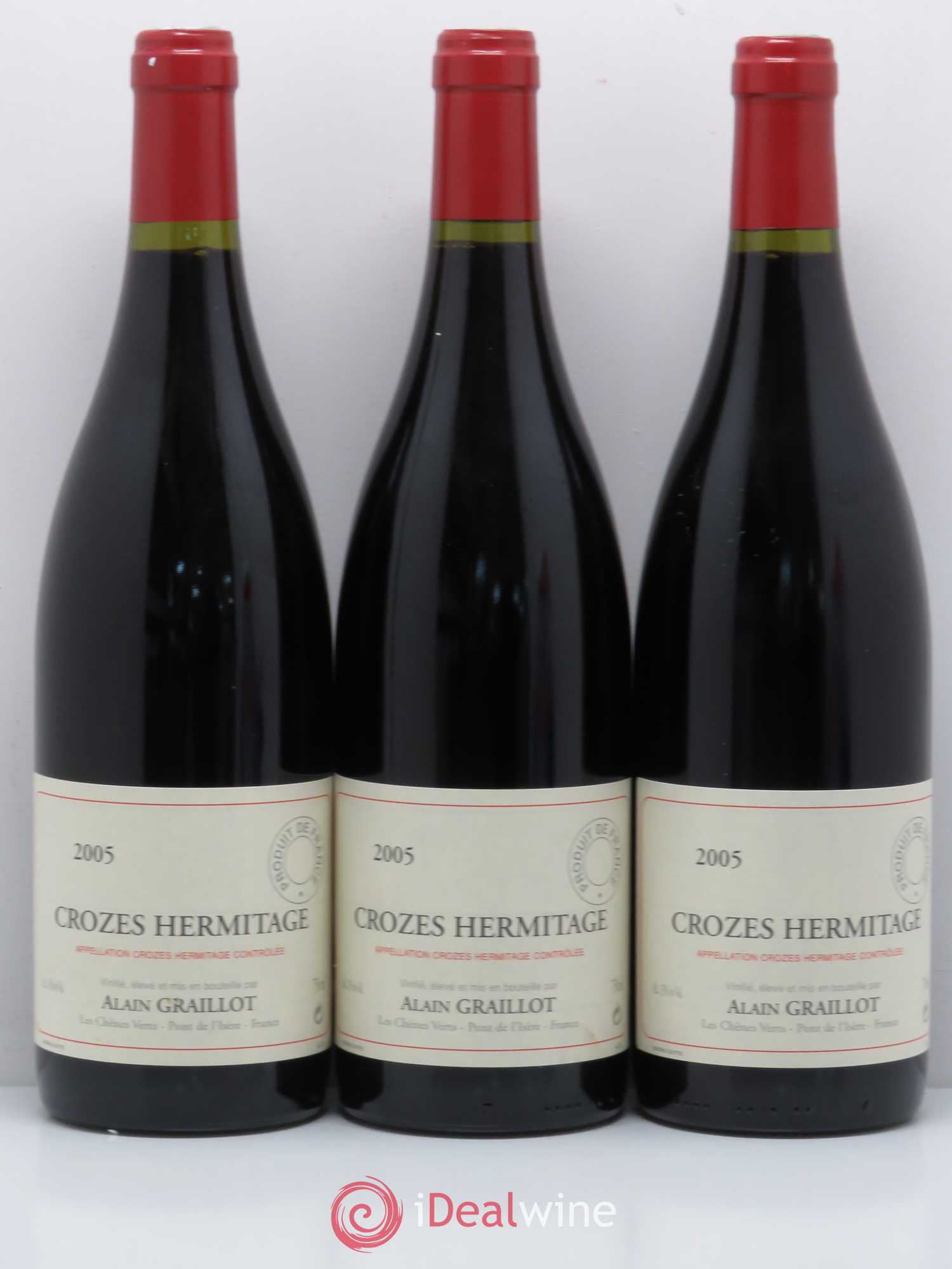 Crozes-Hermitage Domaine Graillot 2005 - Lot de 3 bouteilles - 0