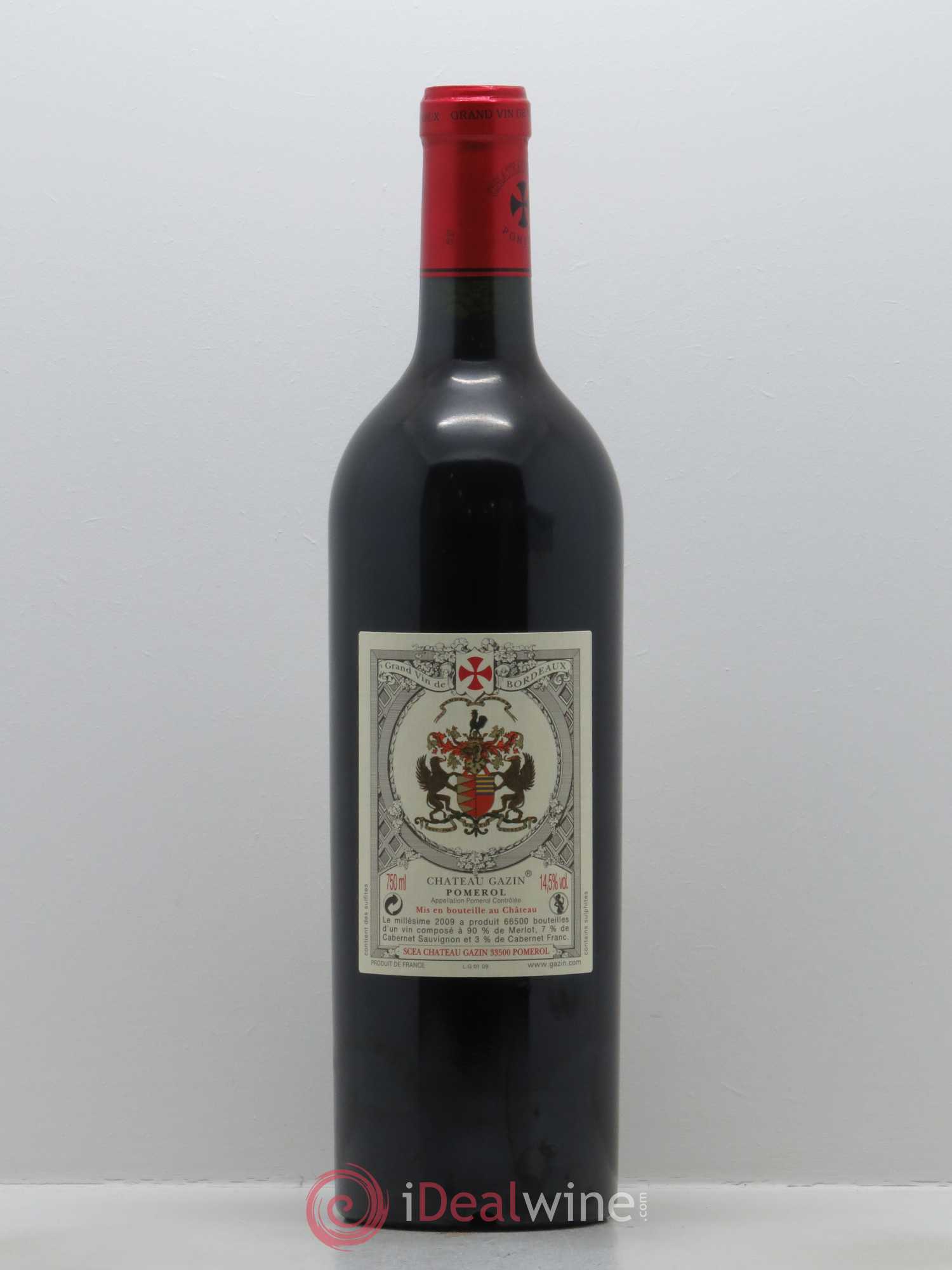 Château Gazin 2009 - Lot of 1 bottle - 1