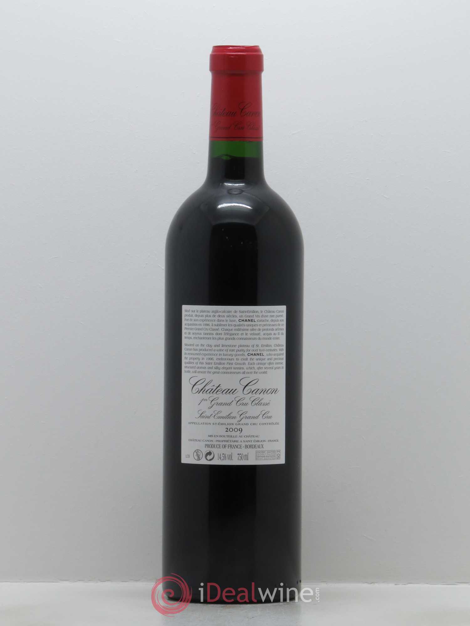 Château Canon 1er Grand Cru Classé B 2009 - Lot de 1 bouteille - 1
