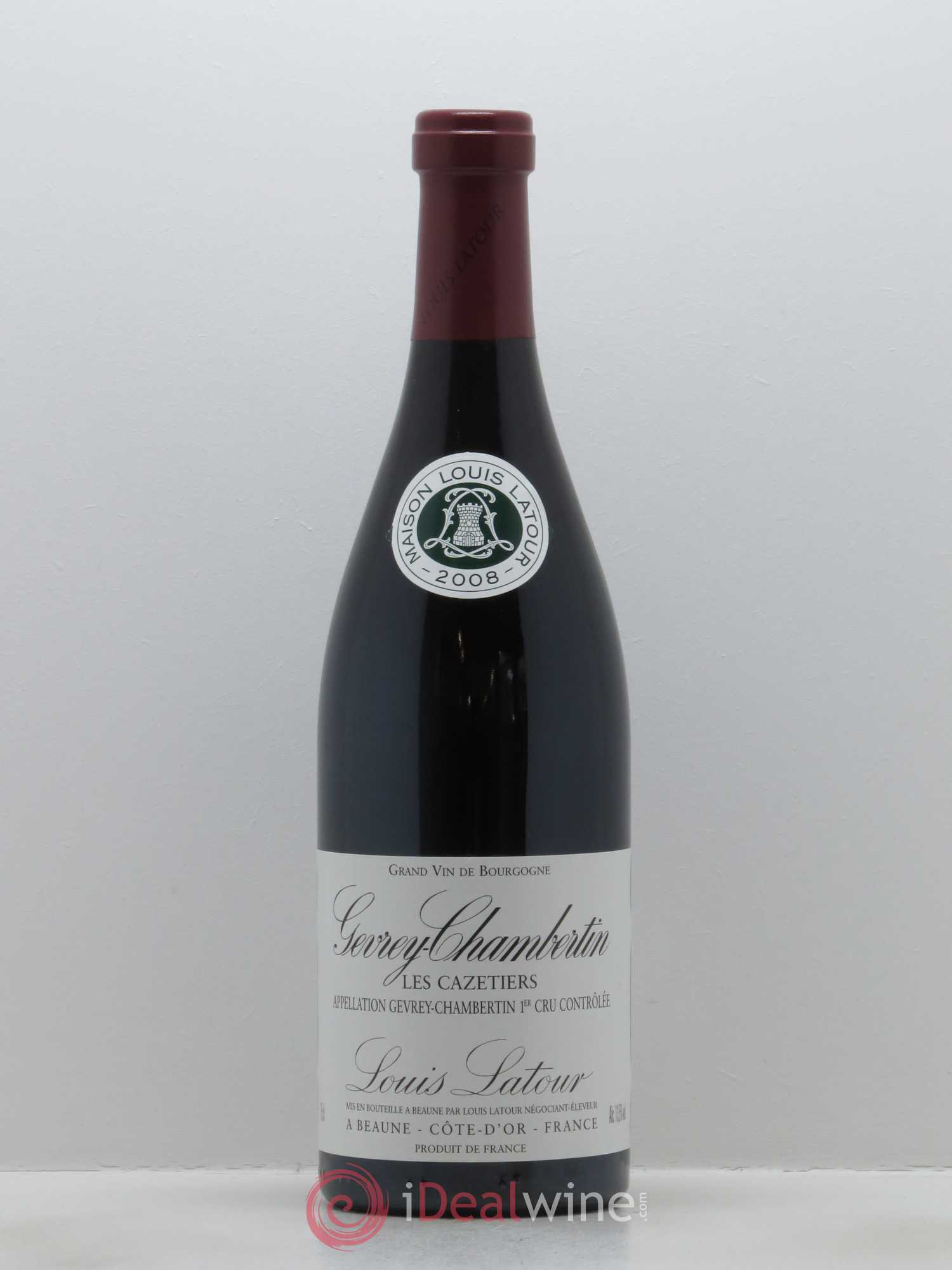 Gevrey-Chambertin 1er Cru Les Cazetiers Louis Latour 2008 - Lot de 1 bouteille - 0