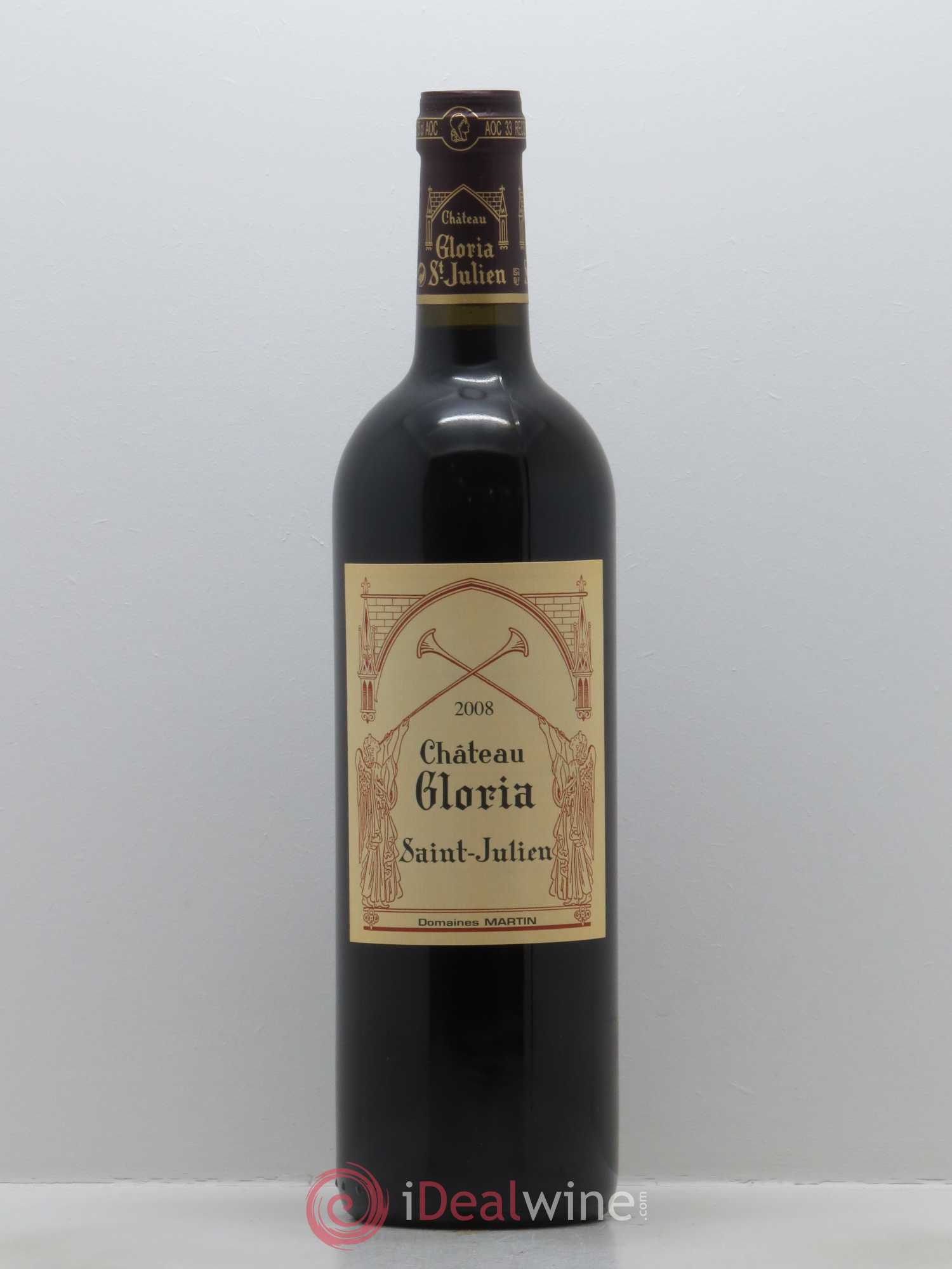 Château Gloria 2008 - Lot de 1 bouteille - 0