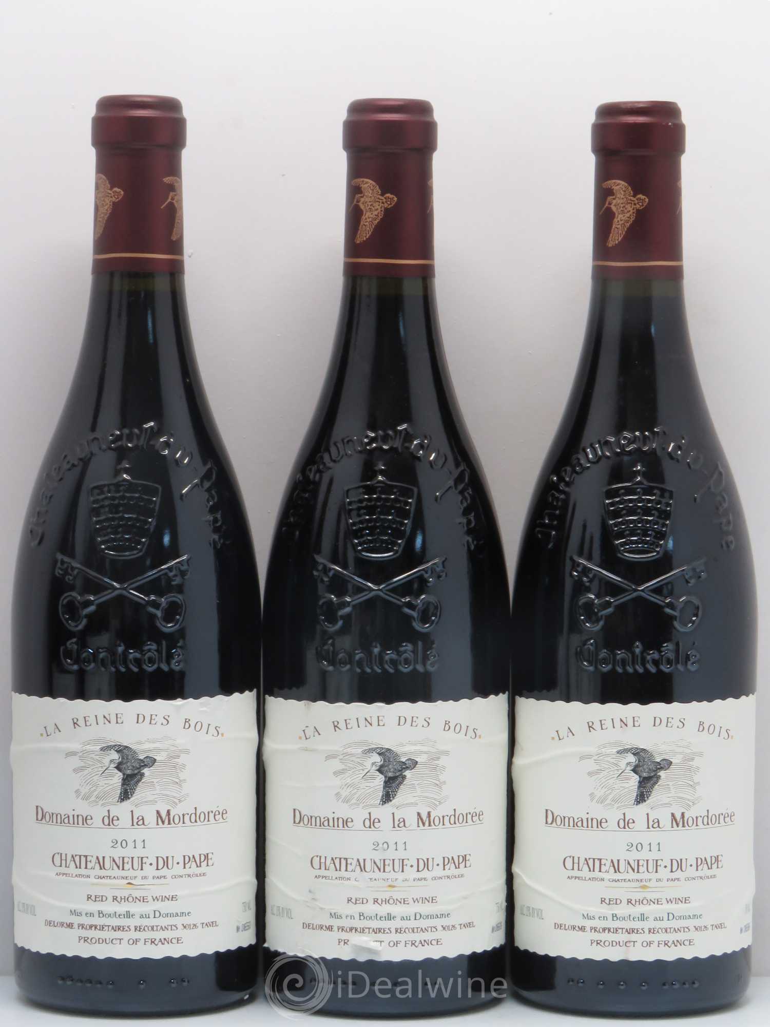 Châteauneuf-du-Pape  Cuvée de la Reine des Bois La Mordorée (Domaine de) 2011 - Lot de 6 bouteilles - 2