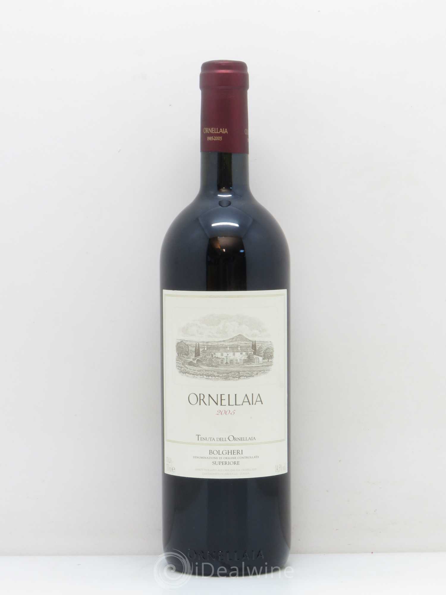 Bolgheri DOC Superiore Ornellaia Tenuta Dell'Ornellaia - Frescobaldi 2005 - Lot de 1 bouteille - 0