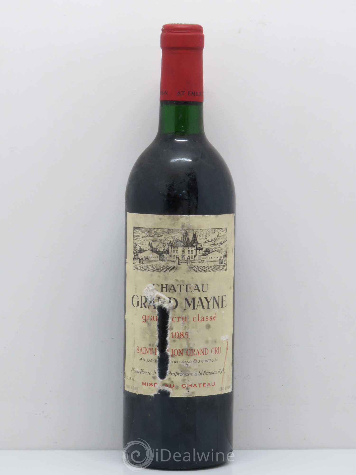 Château Grand Mayne Grand Cru Classé 1985 - Lot de 1 bouteille - 0