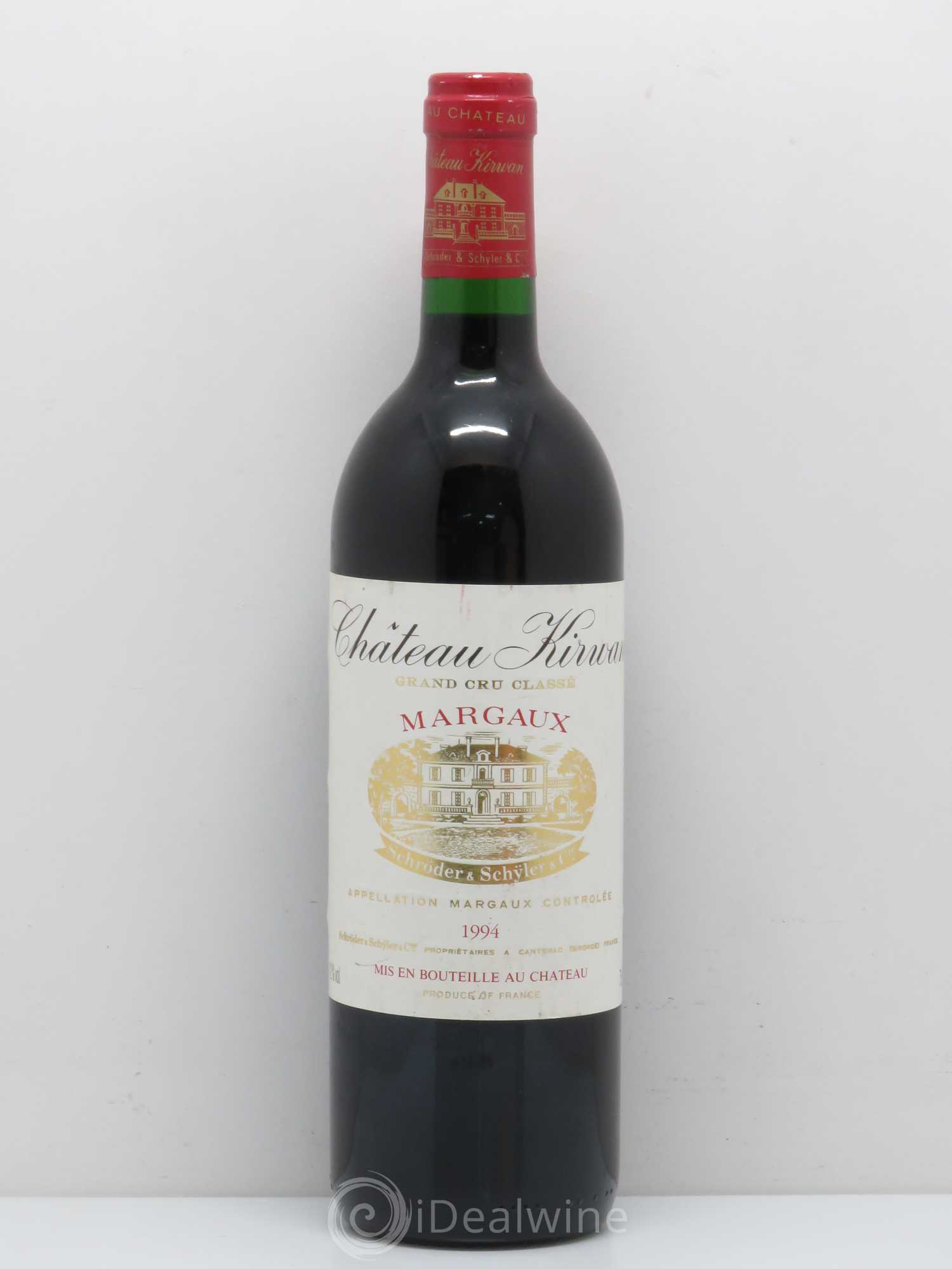 Château Kirwan 3ème Grand Cru Classé 1994 - Lot de 1 bouteille - 0
