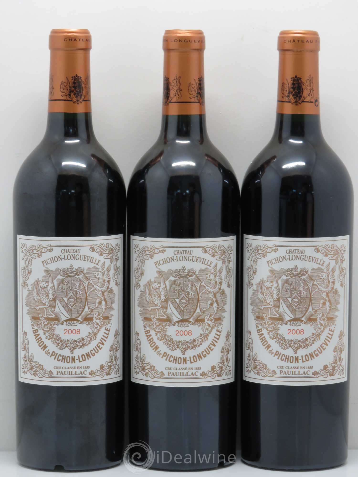 Pichon Longueville Baron 2ème Grand Cru Classé 2008 - Lot de 6 bouteilles - 1