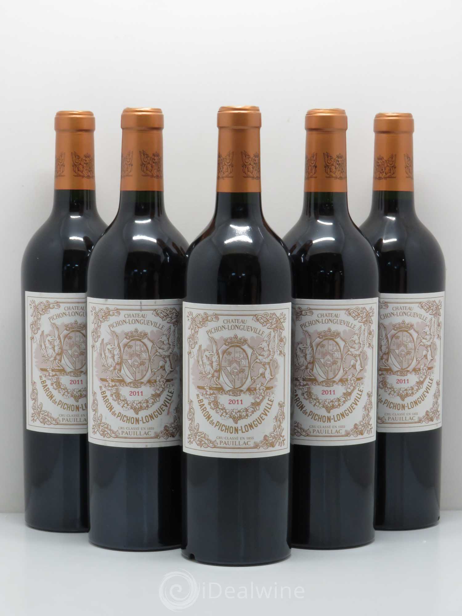 Pichon Longueville Baron 2ème Grand Cru Classé 2011 - Lot de 5 bouteilles - 0