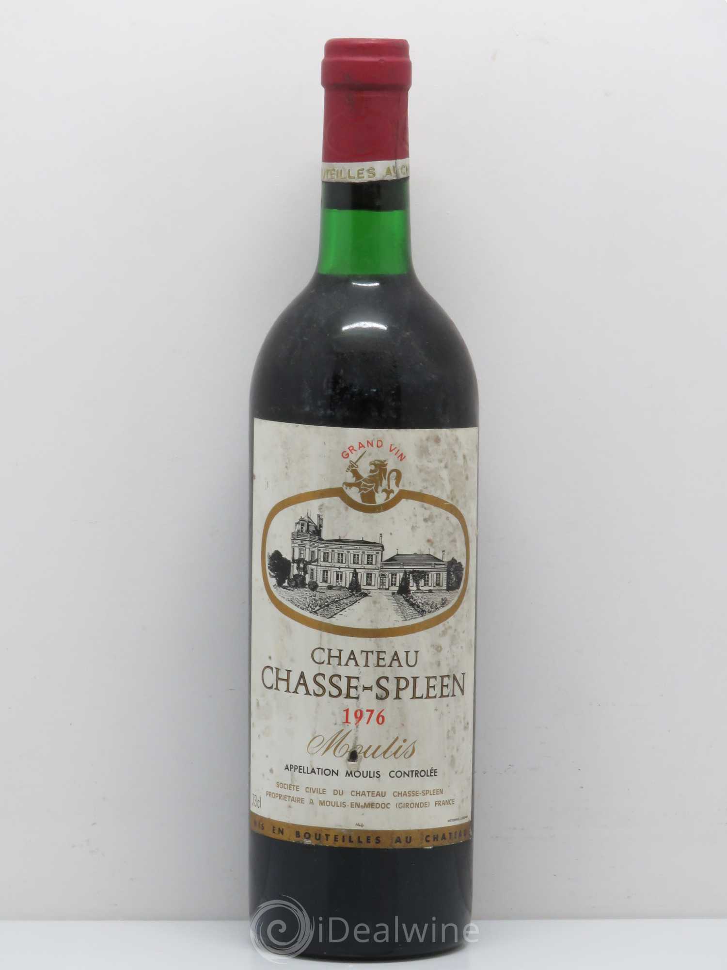 Château Chasse Spleen 1976 - Lot de 1 bouteille - 0