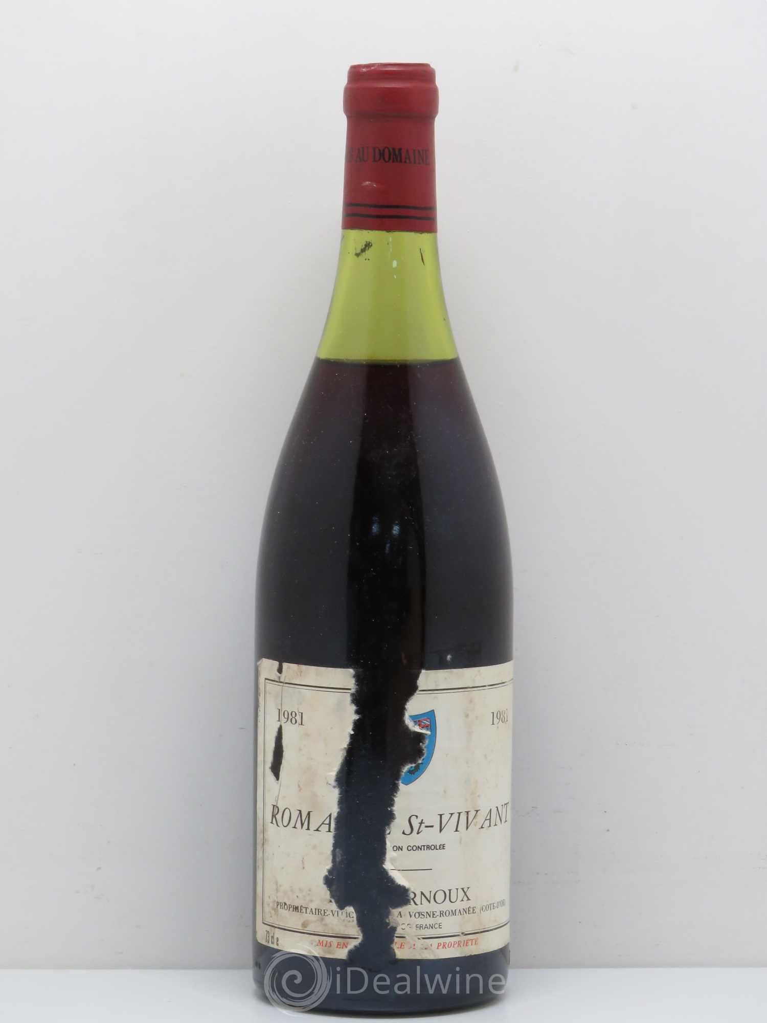 Romanée-Saint-Vivant Grand Cru Arnoux-Lachaux (Domaine) 1981 - Lot de 1 bouteille - 0