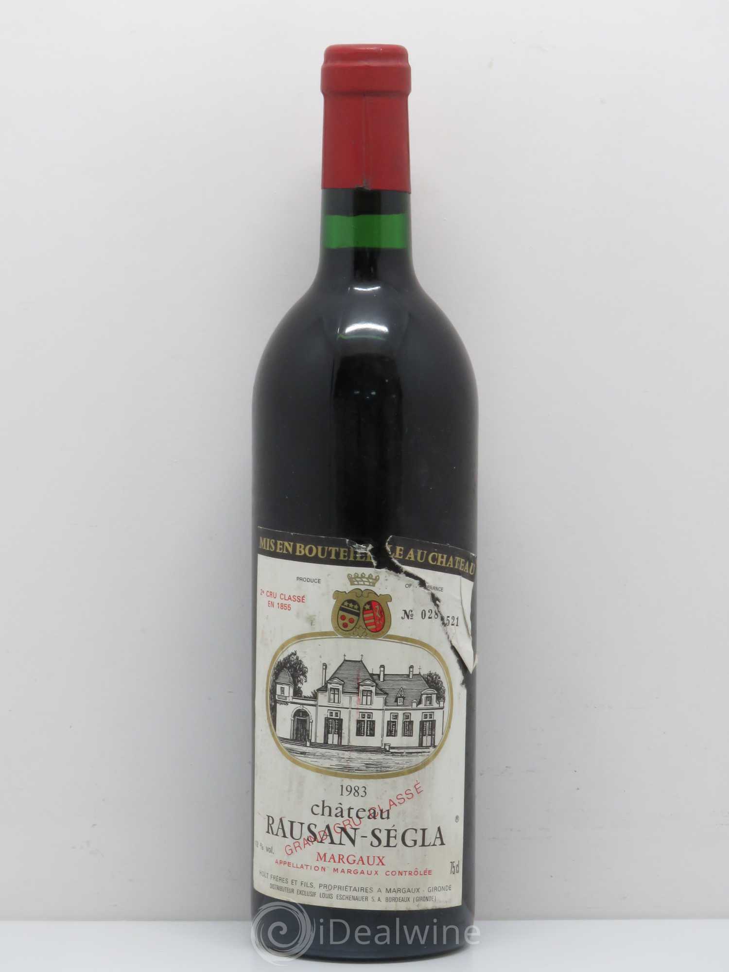 Château Rauzan Ségla Grand Cru Classé 1983 - Posten von 1 Flasche - 0