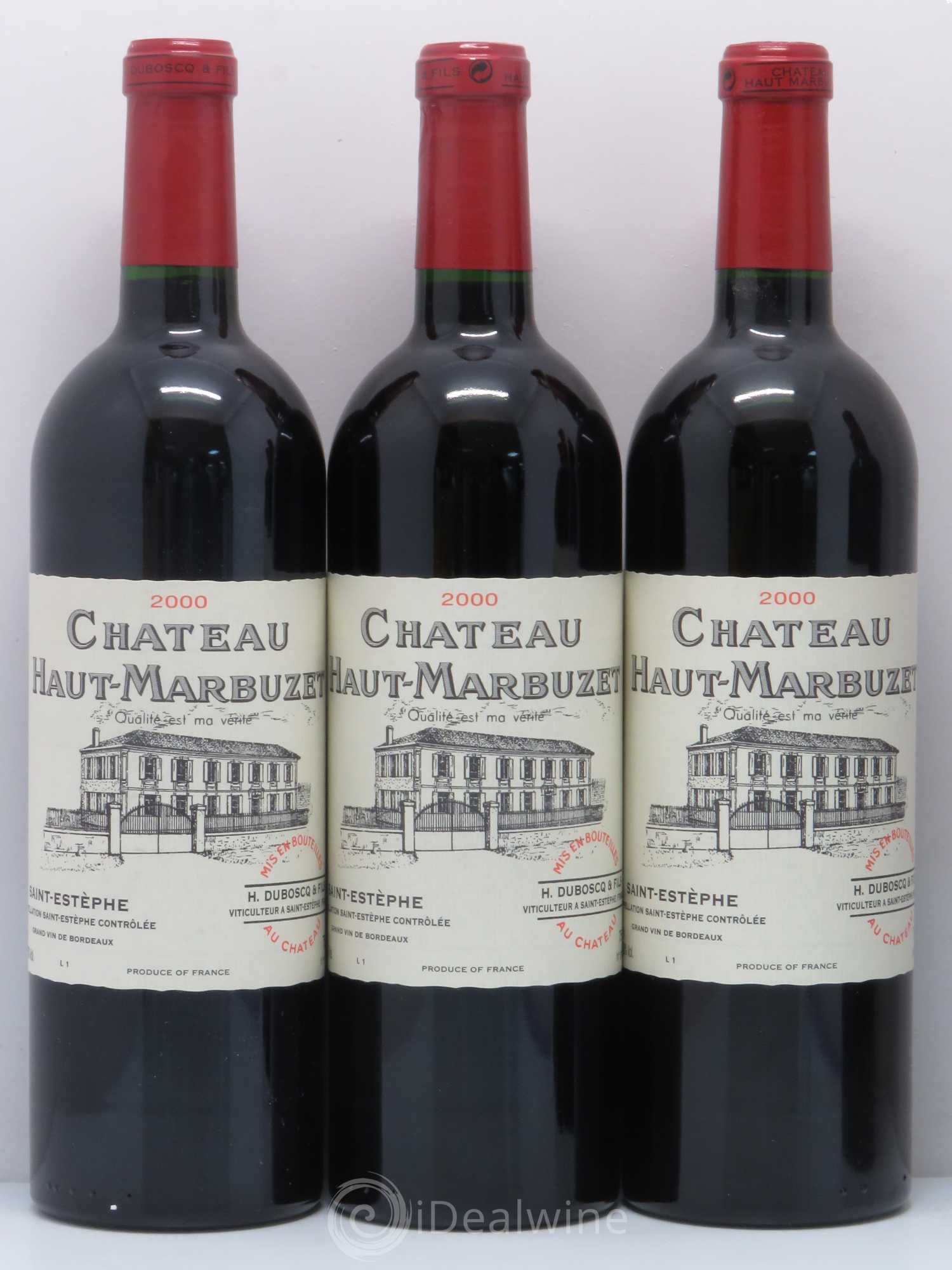 Château Haut Marbuzet 2000 - Lot de 5 bouteilles - 1