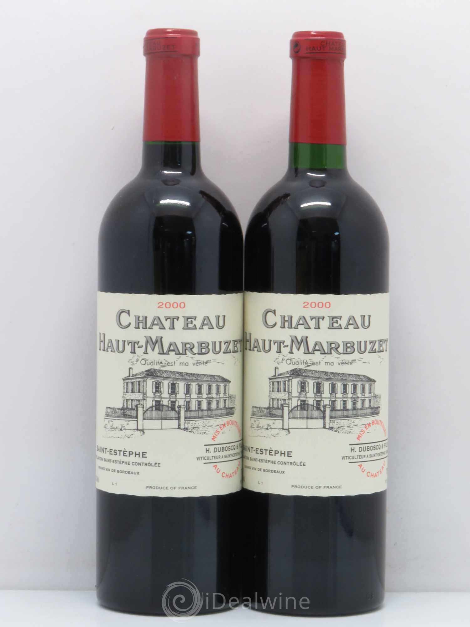 Château Haut Marbuzet 2000 - Lot de 5 bouteilles - 2