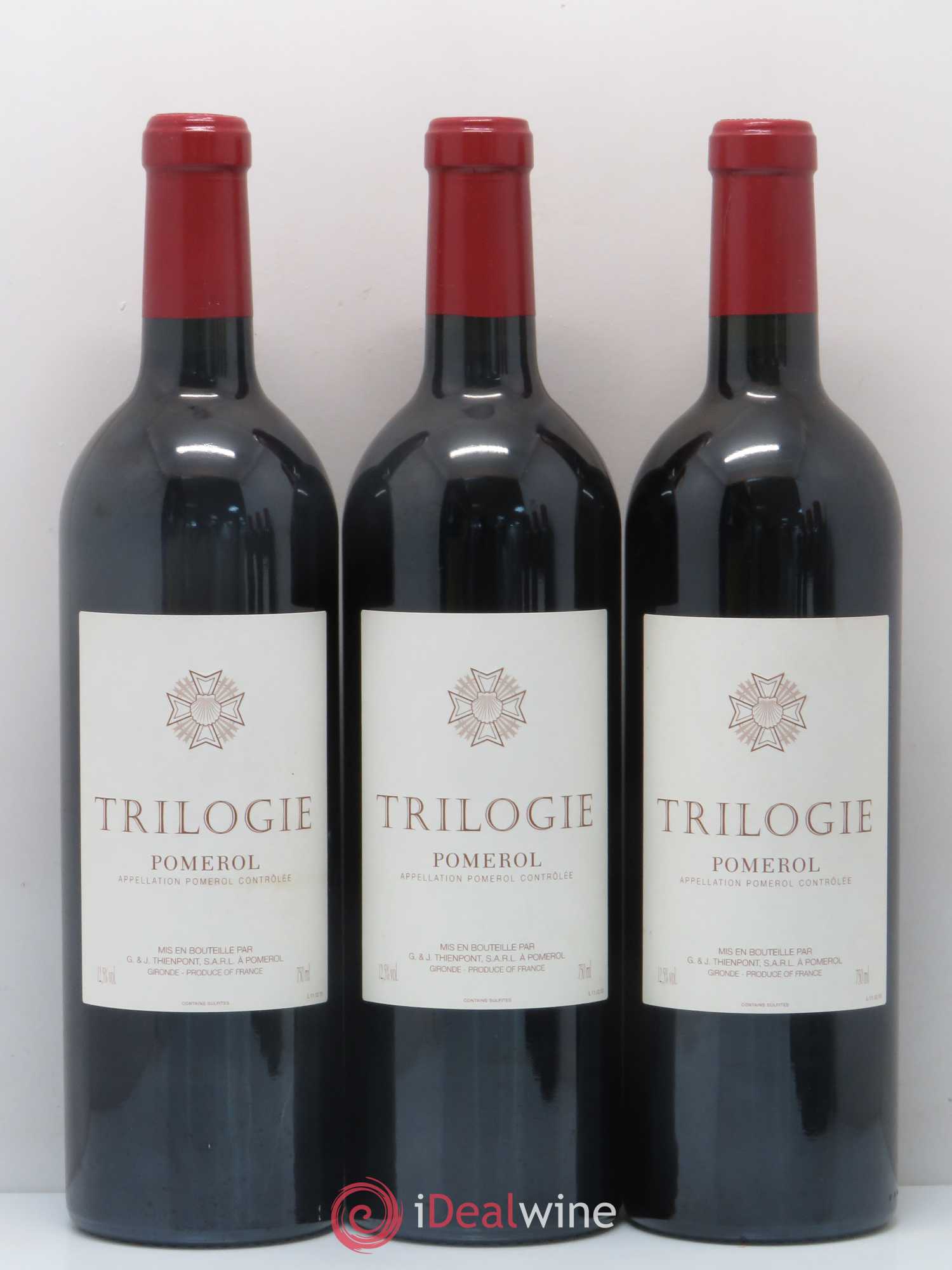 Pomerol Trilogie (G&J. Thienpont) L 11 12 13 - Lot de 6 bouteilles - 2