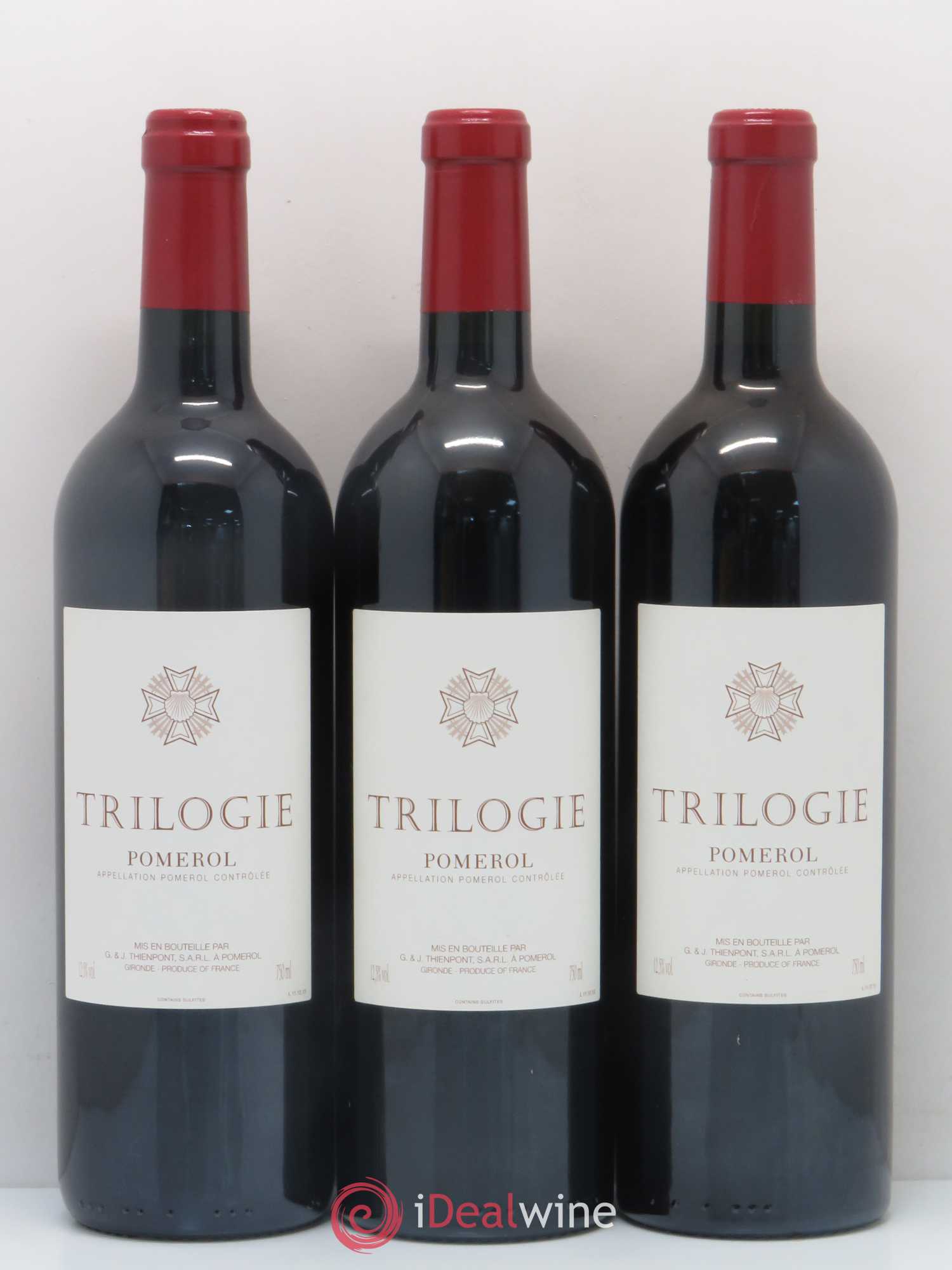 Pomerol Trilogie (G&J. Thienpont) L 11 12 13 - Posten von 3 Flaschen - 0