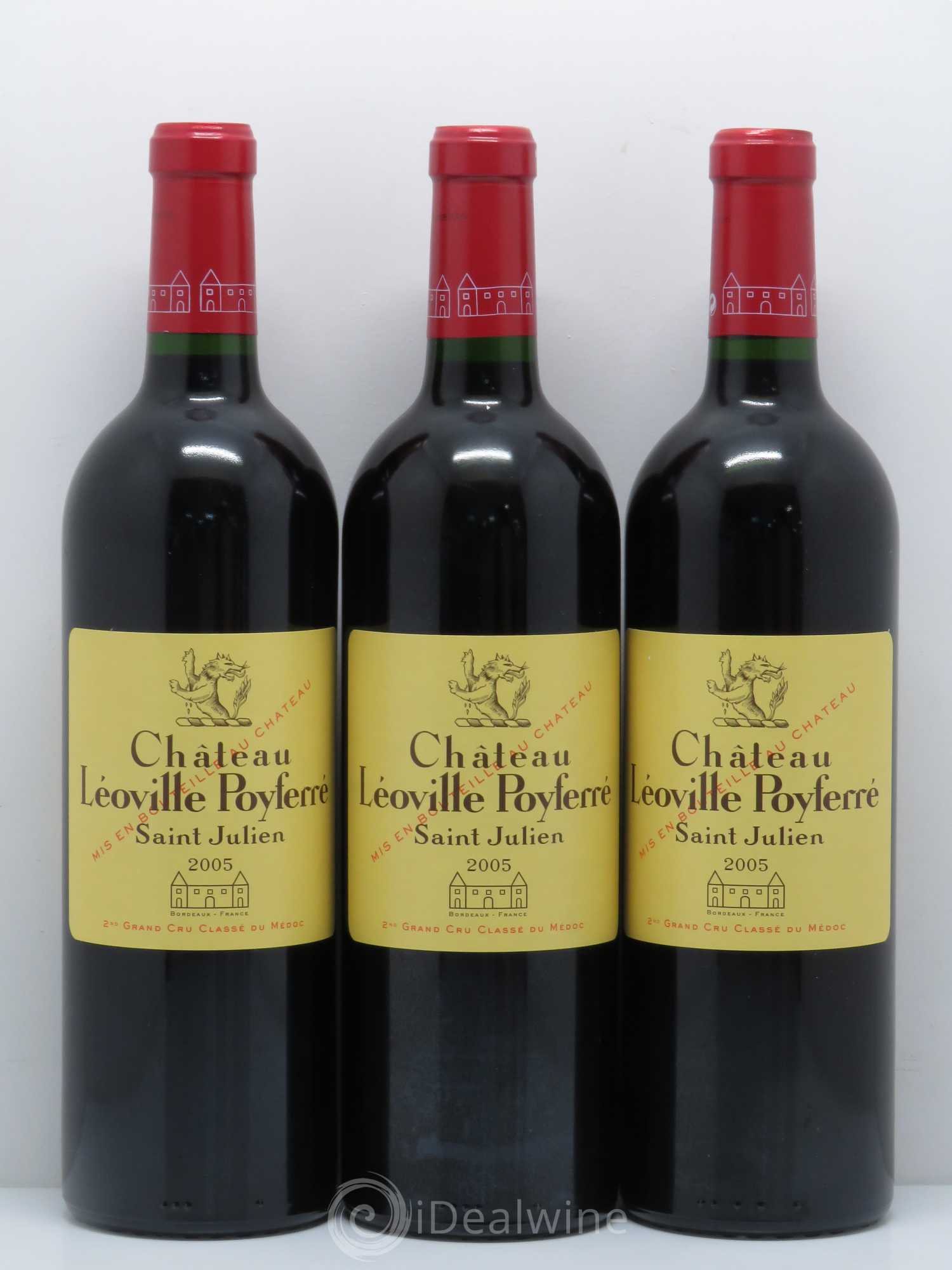 Château Léoville Poyferré 2ème Grand Cru Classé 2005 - Lot de 6 bouteilles - 2