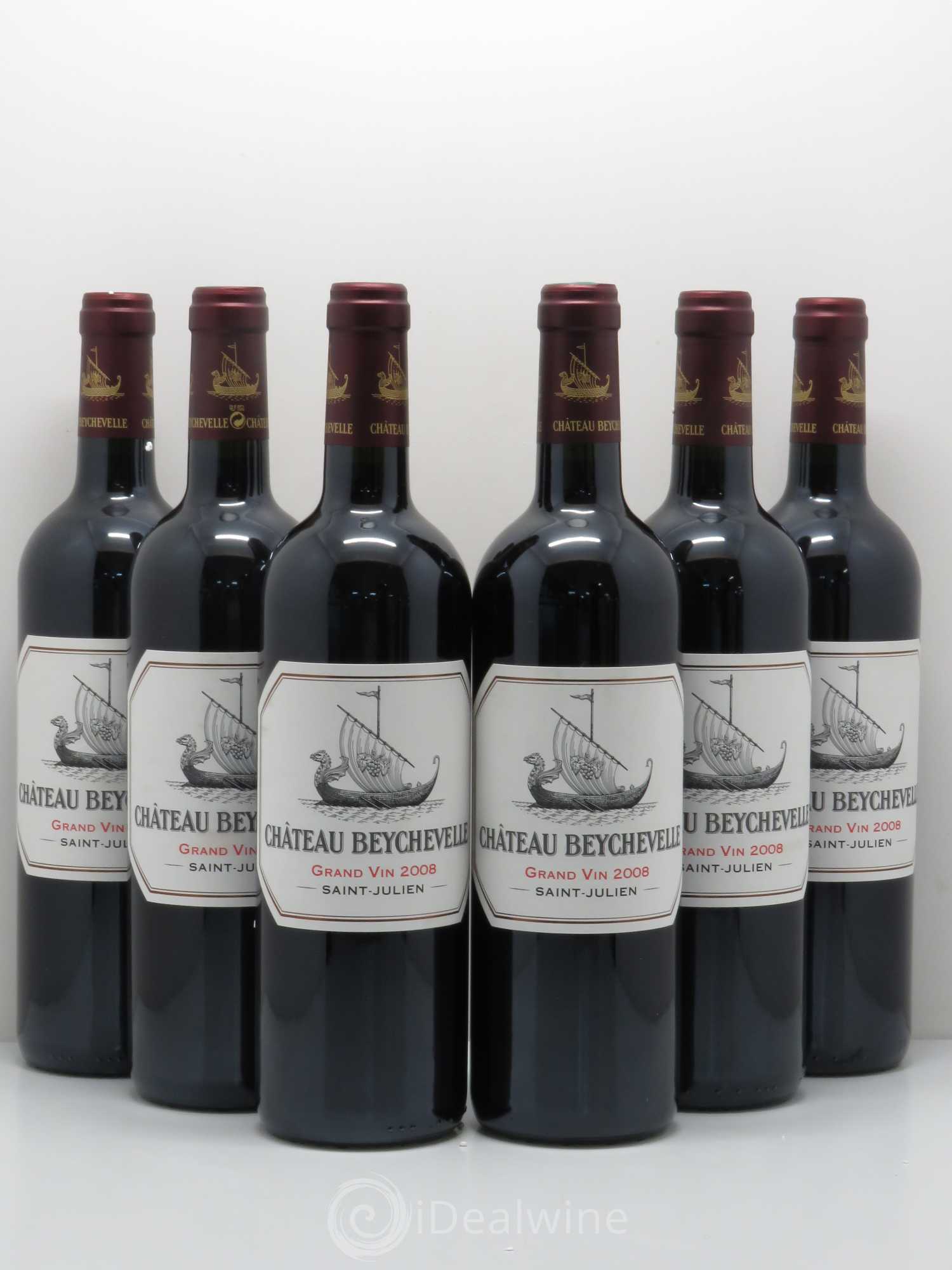 Château Beychevelle 4ème Grand Cru Classé 2008 - Lot de 6 bouteilles - 0