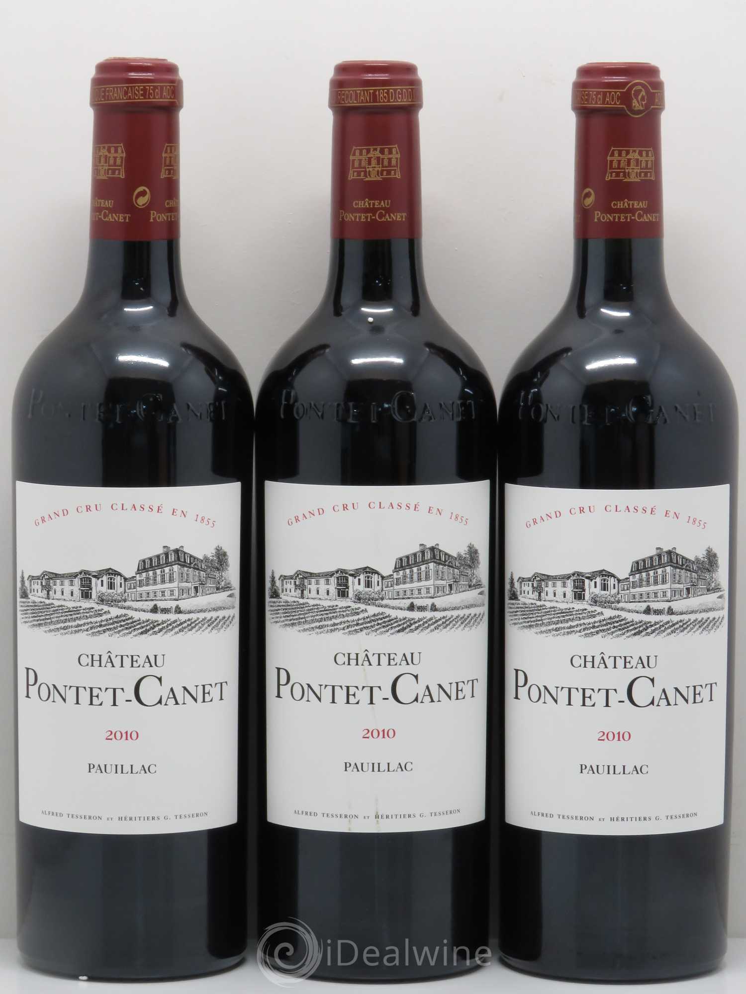 Château Pontet Canet 5ème Grand Cru Classé 2010 - Lot de 12 bouteilles - 3