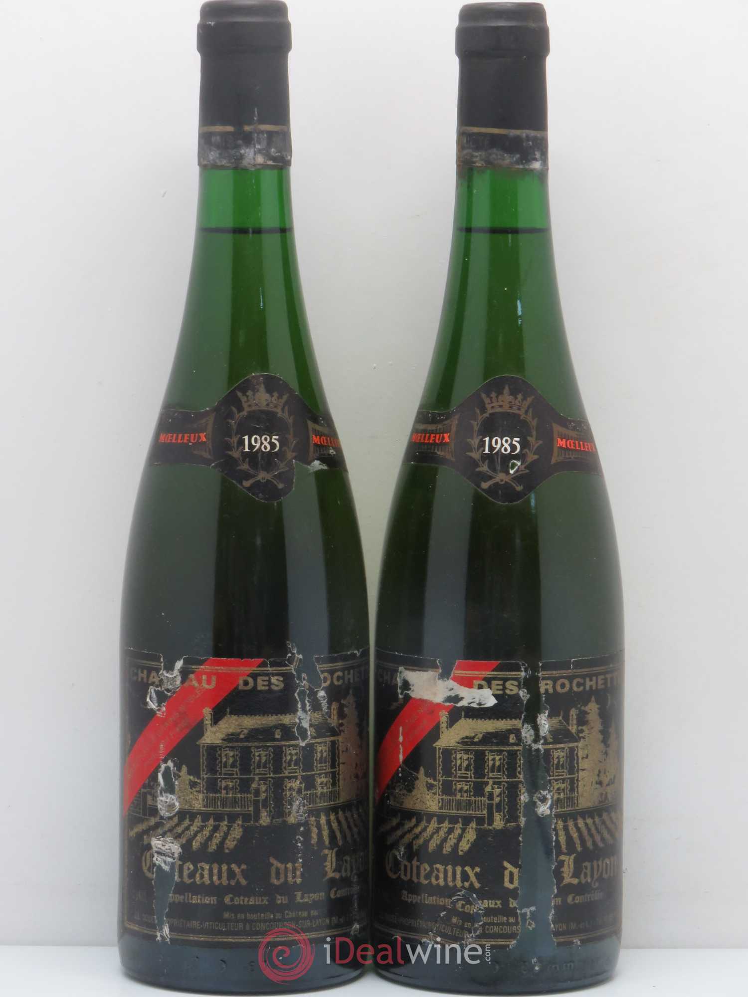 Coteaux du Layon Château des Rochettes 1985 - Lotto di 2 bottiglie - 0