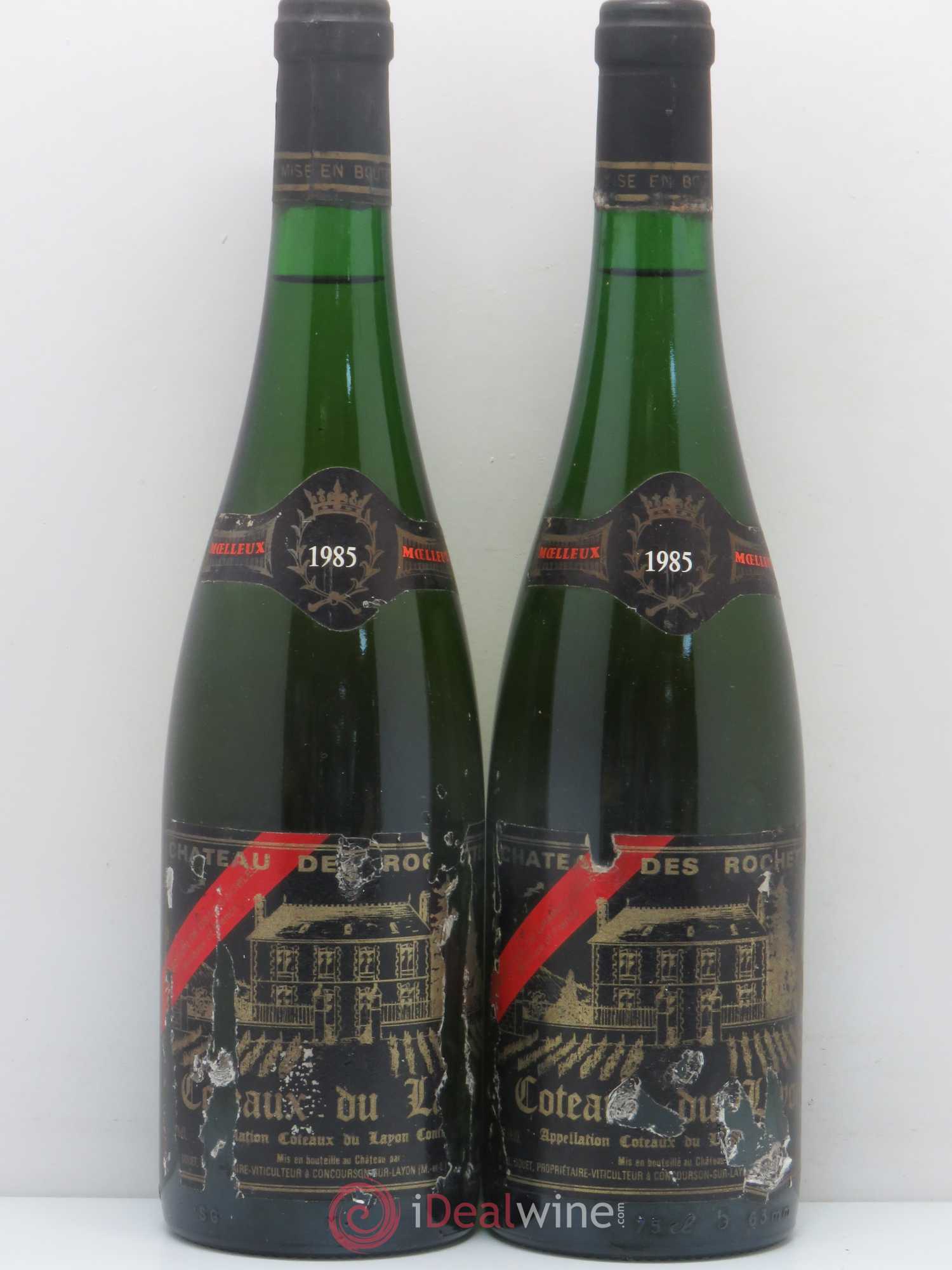 Coteaux du Layon Château des Rochettes 1985 - Lotto di 2 bottiglie - 0