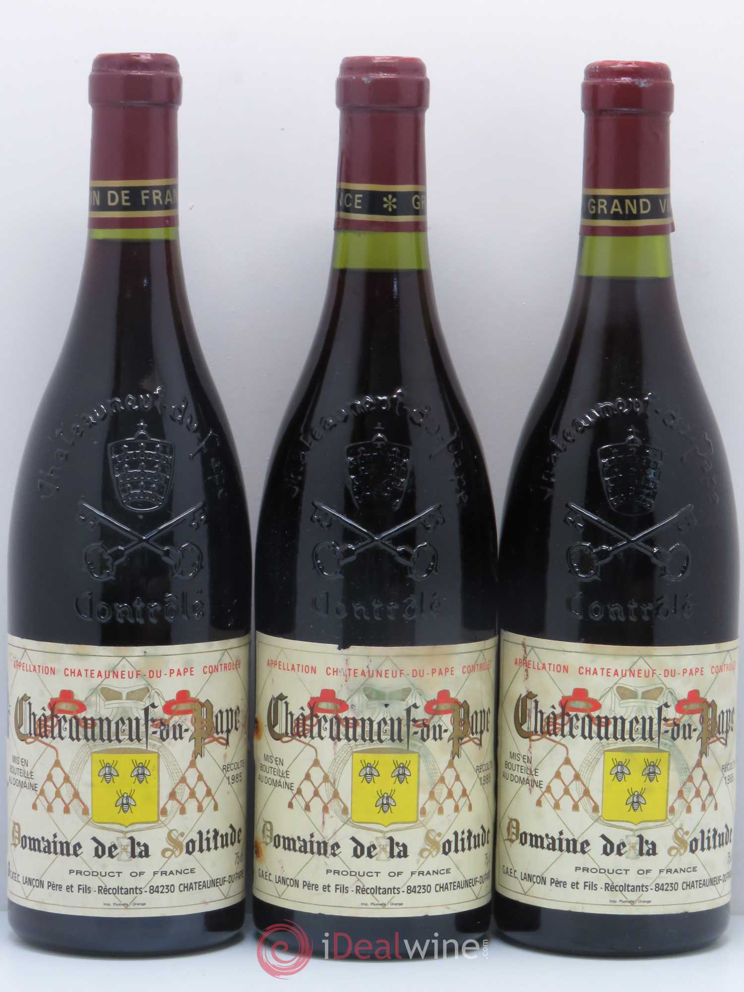 Châteauneuf-du-Pape Domaine de la Solitude 1985 - Lot de 5 bouteilles - 2