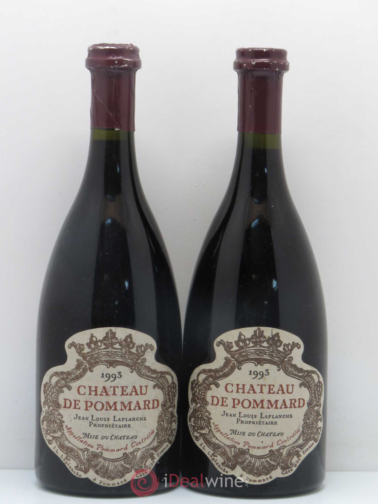 Pommard Château de Pommard 1993 - Lot de 2 bouteilles - 0
