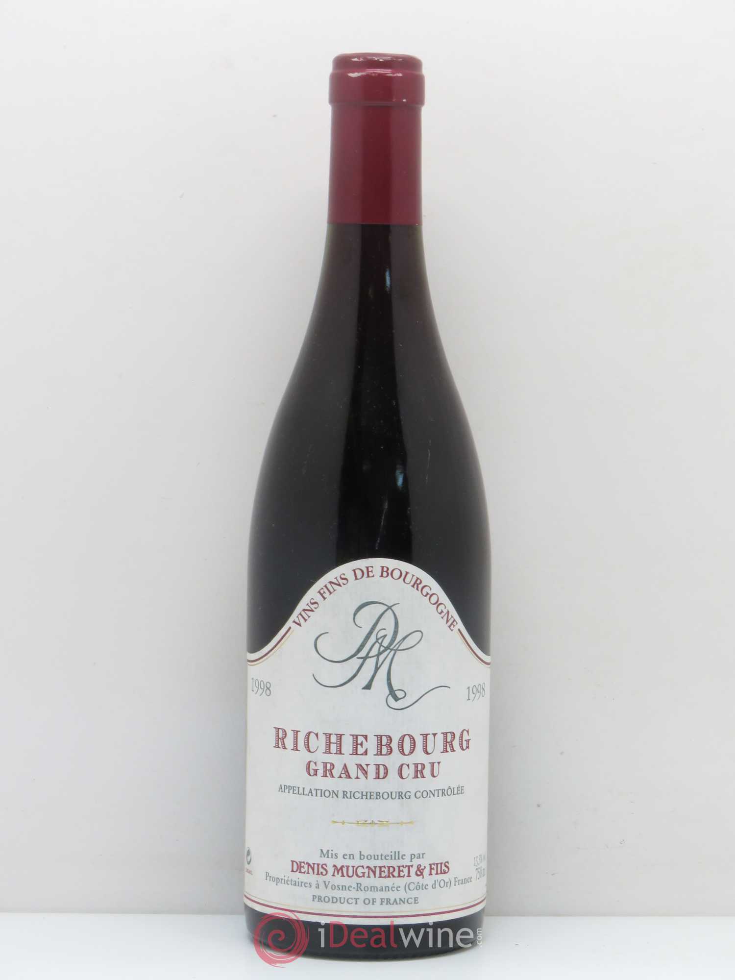 Richebourg Grand Cru Denis Mugneret 1998 - Lot de 1 bouteille - 0