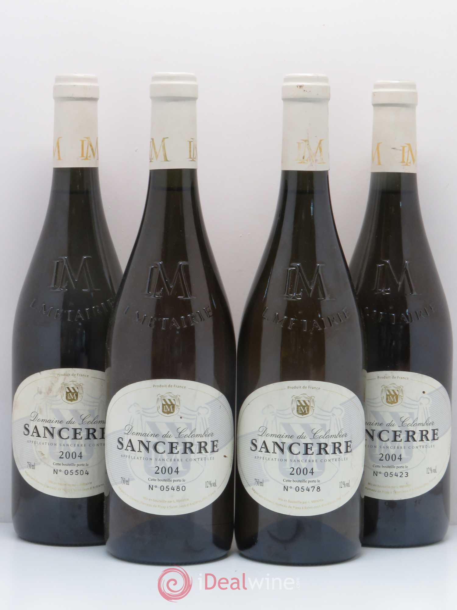Sancerre Domaine de Colombier 2004 - Posten von 4 Flaschen - 0