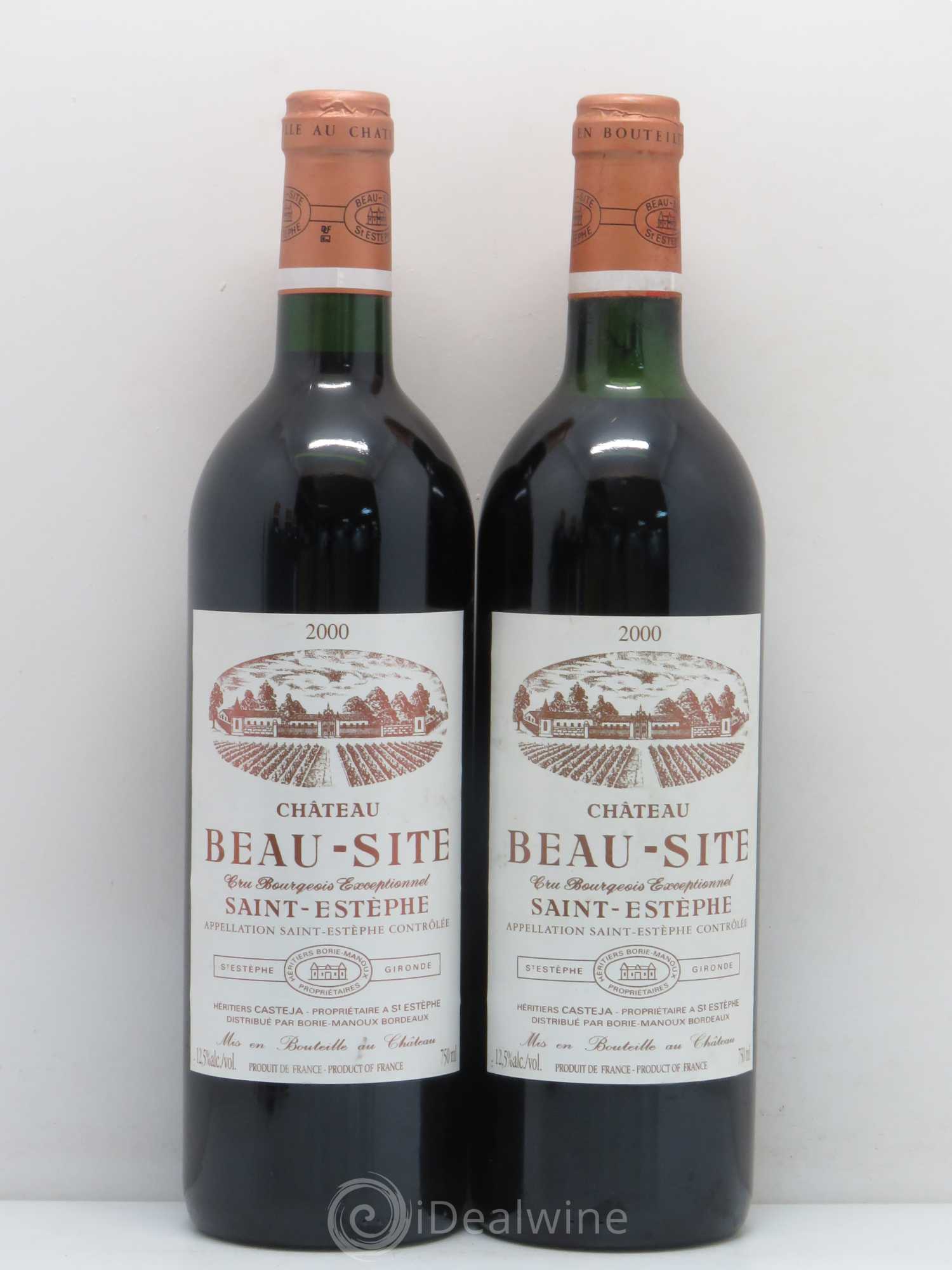 Château Beau Site Cru Bourgeois 2000 - Lot de 5 bouteilles - 2