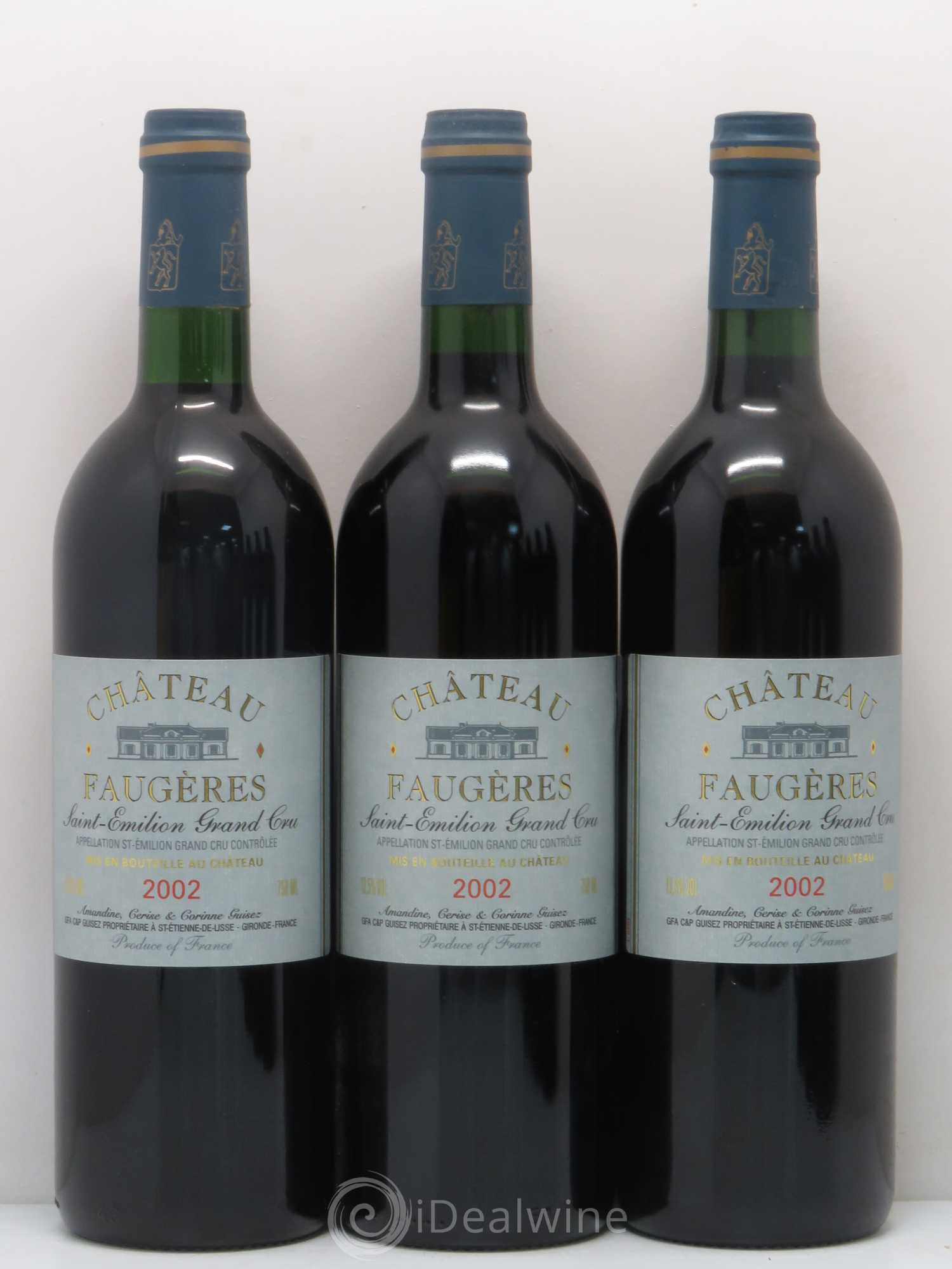 Château Faugères Grand Cru Classé 2002 - Lot de 6 bouteilles - 2