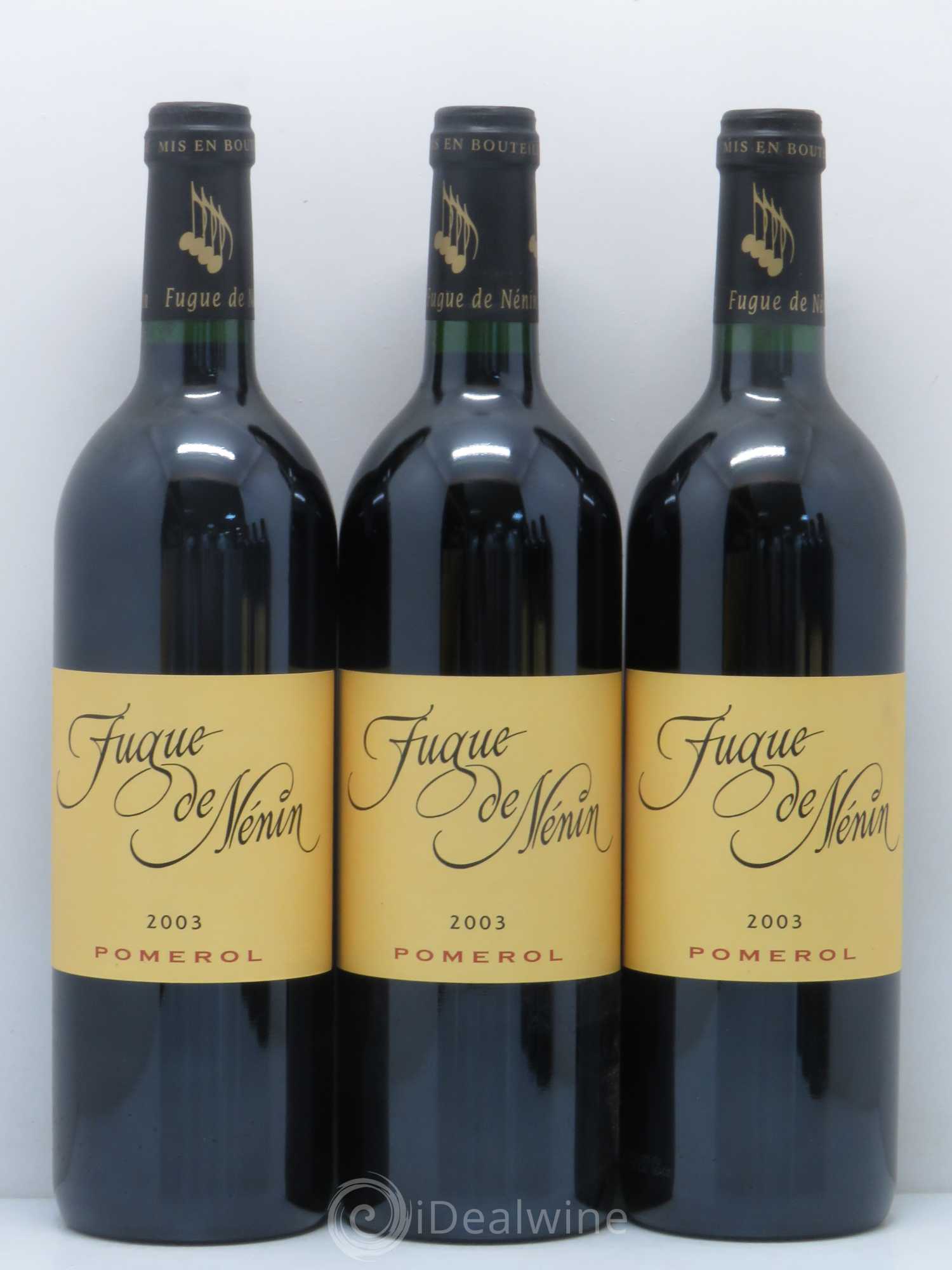 Fugue de Nenin 2003 - Lot de 6 bouteilles - 1