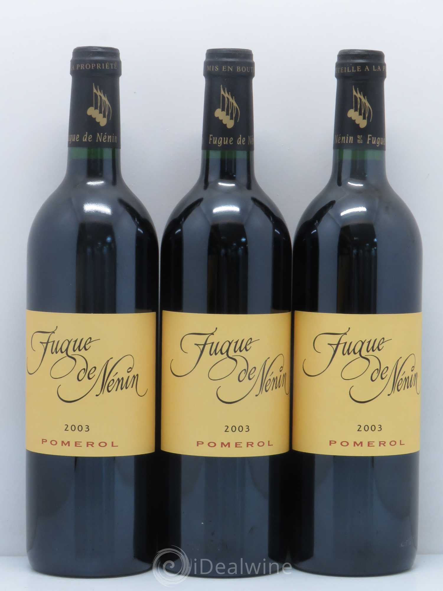 Fugue de Nenin 2003 - Lot de 6 bouteilles - 2
