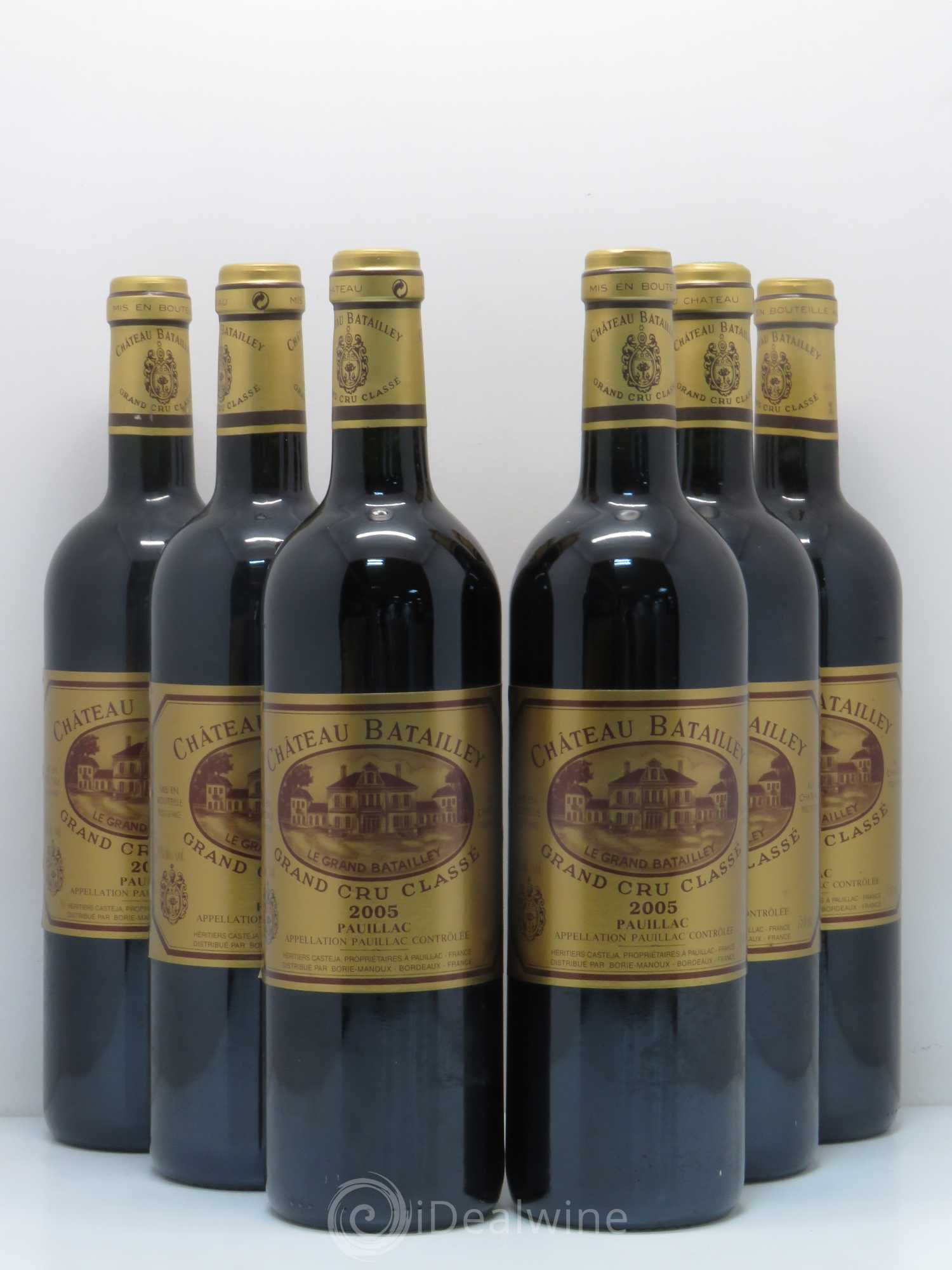 Château Batailley 5ème Grand Cru Classé 2005 - Lot de 6 bouteilles - 0