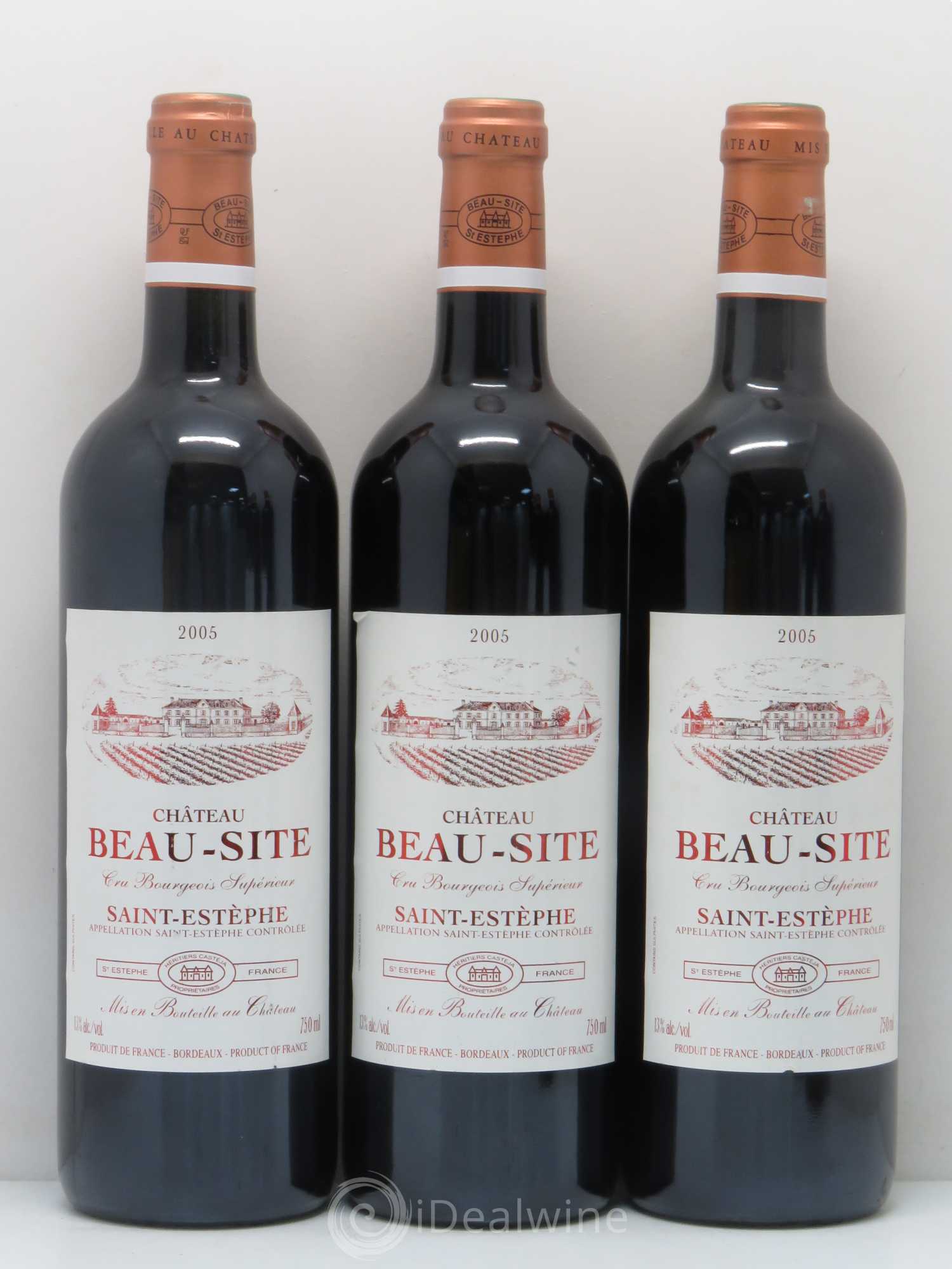 Château Beau Site Cru Bourgeois 2005 - Lot of 6 bottles - 1