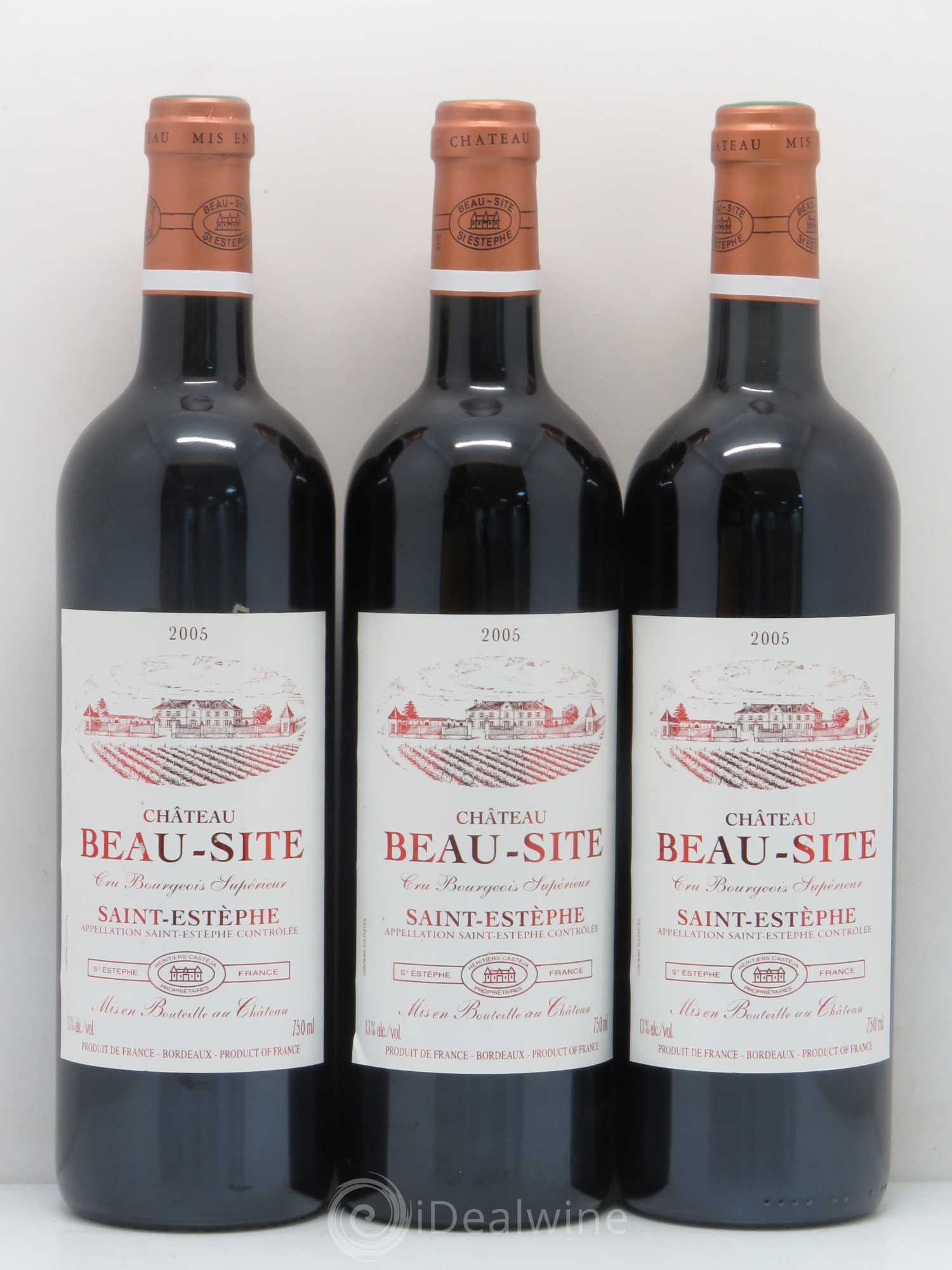 Château Beau Site Cru Bourgeois 2005 - Lot of 6 bottles - 2