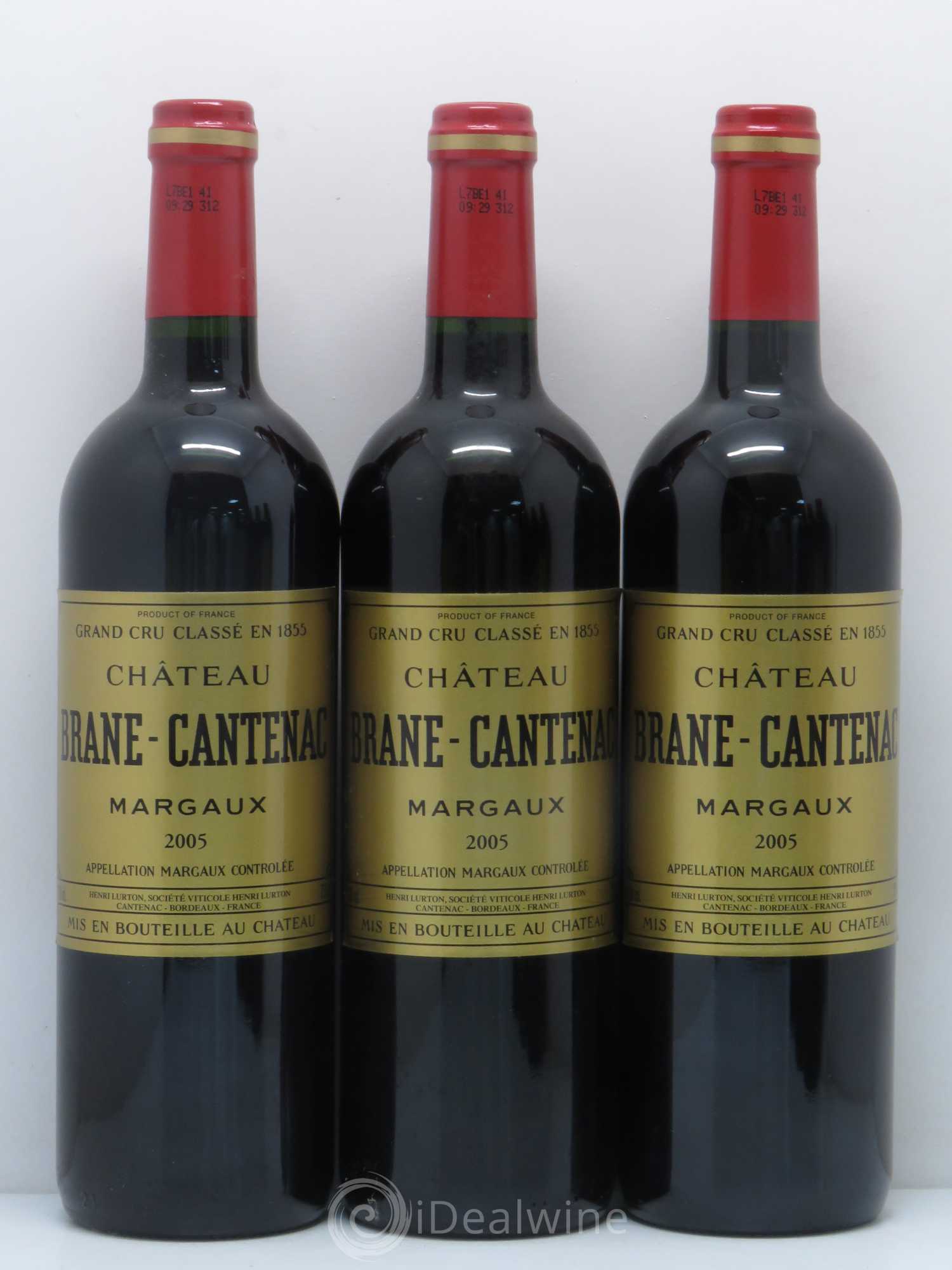 Château Brane Cantenac 2ème Grand Cru Classé 2005 - Lot de 6 bouteilles - 1