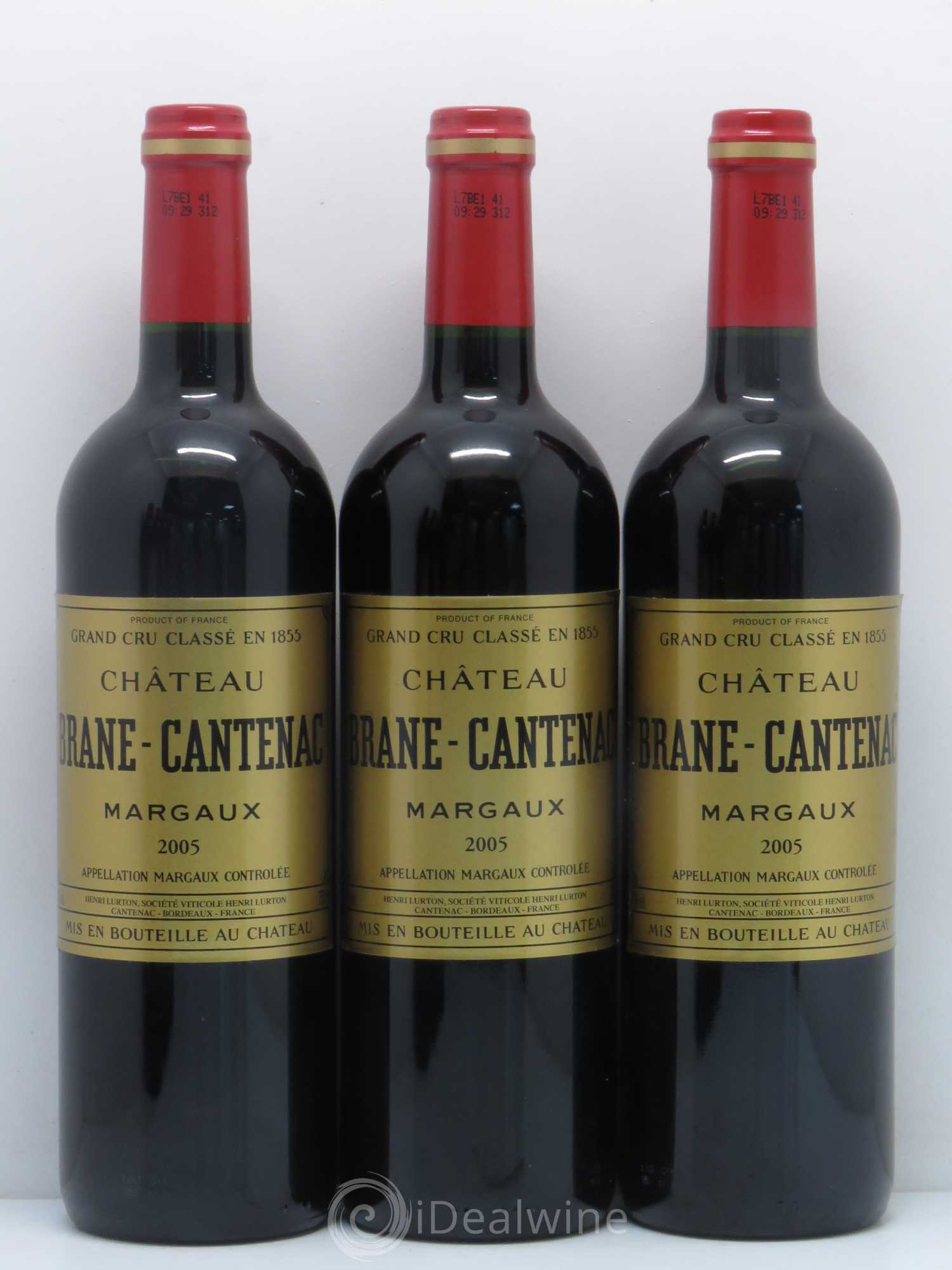 Château Brane Cantenac 2ème Grand Cru Classé 2005 - Lot de 6 bouteilles - 2
