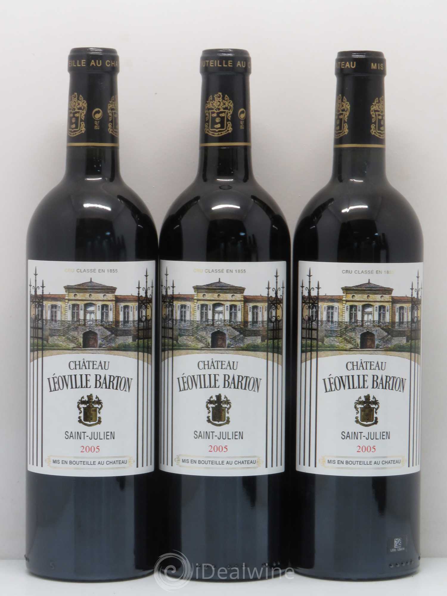 Château Léoville Barton 2ème Grand Cru Classé 2005 - Lot de 6 bouteilles - 1