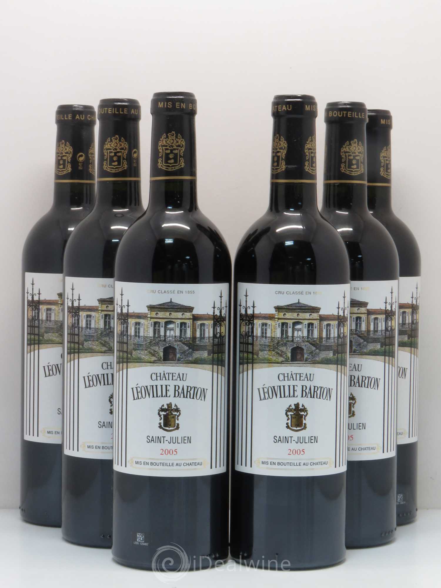 Château Léoville Barton 2ème Grand Cru Classé 2005 - Lot de 6 bouteilles - 0