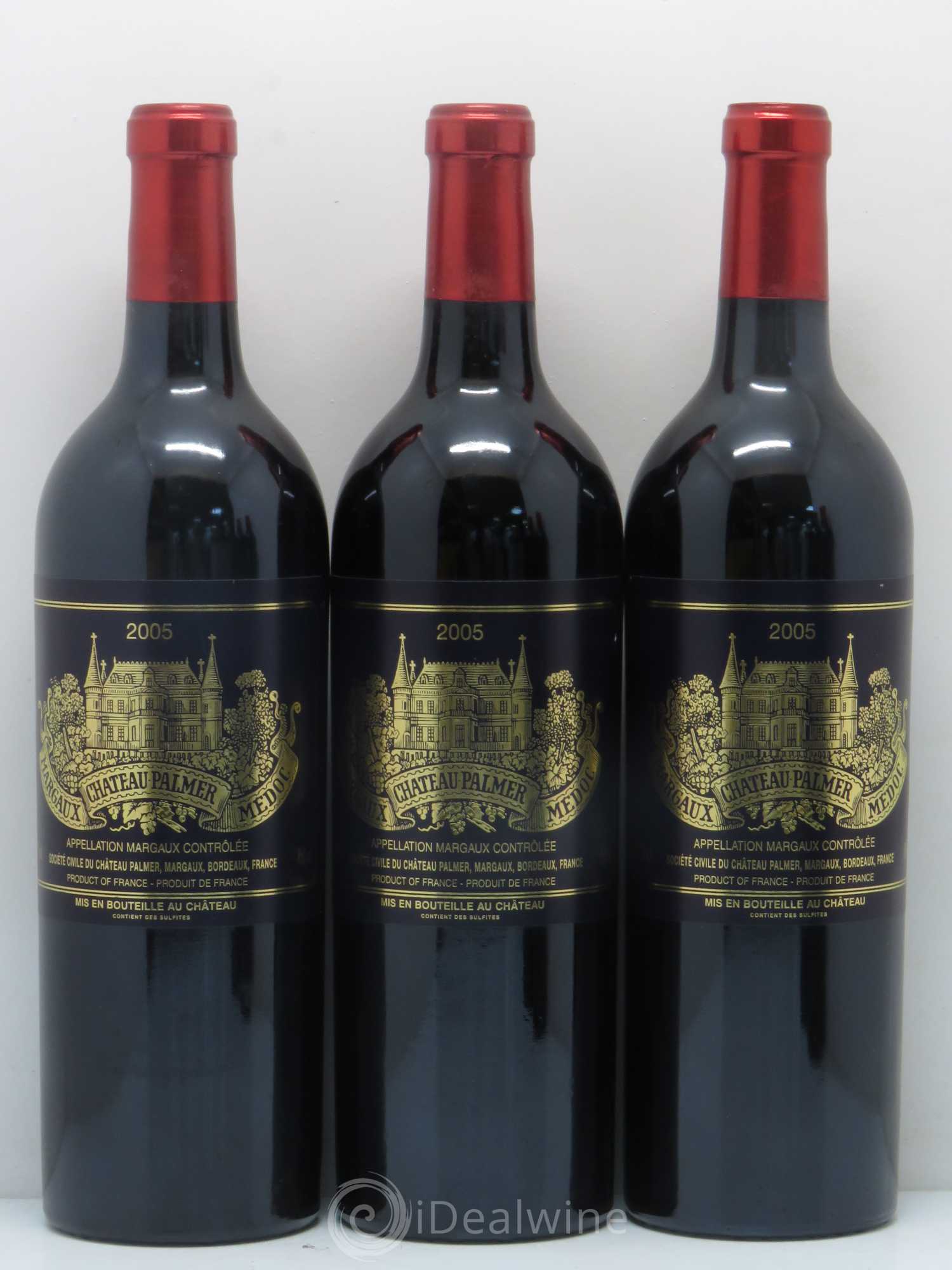 Château Palmer 3ème Grand Cru Classé 2005 - Lot de 5 bouteilles - 2