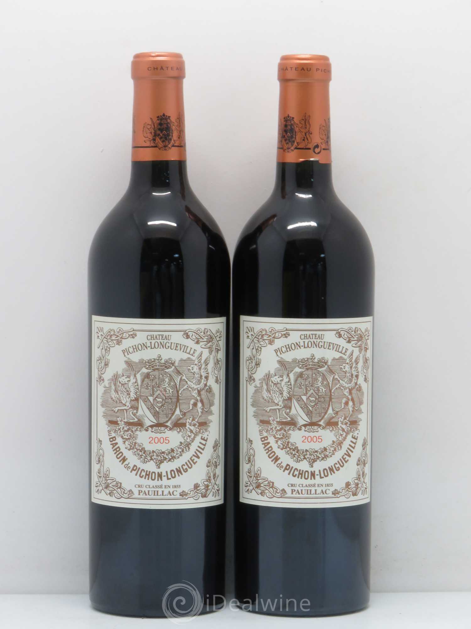 Pichon Longueville Baron 2ème Grand Cru Classé 2005 - Lot de 2 bouteilles - 0