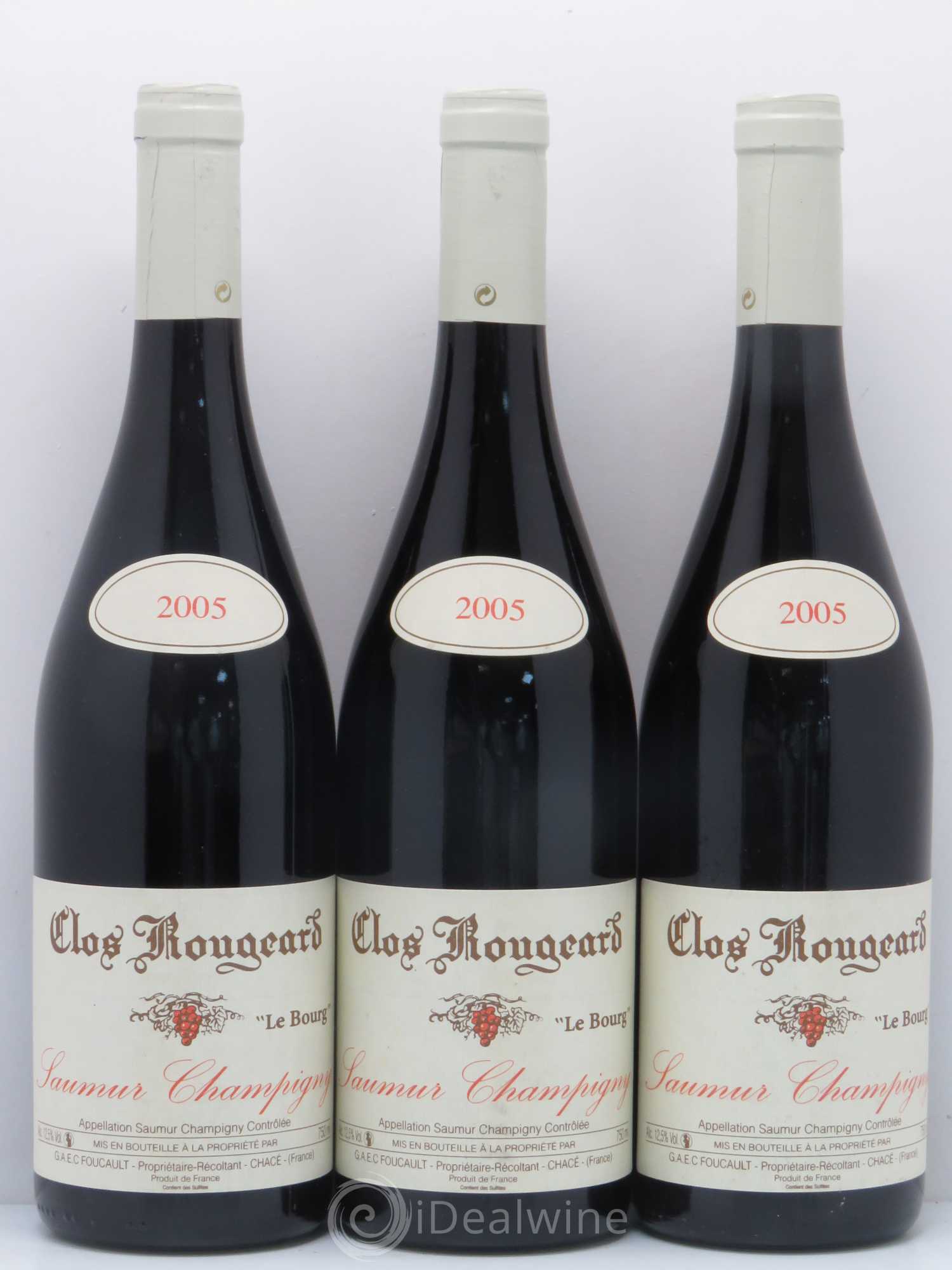 Saumur-Champigny Le Bourg Clos Rougeard 2005 - Lot de 3 bouteilles - 0